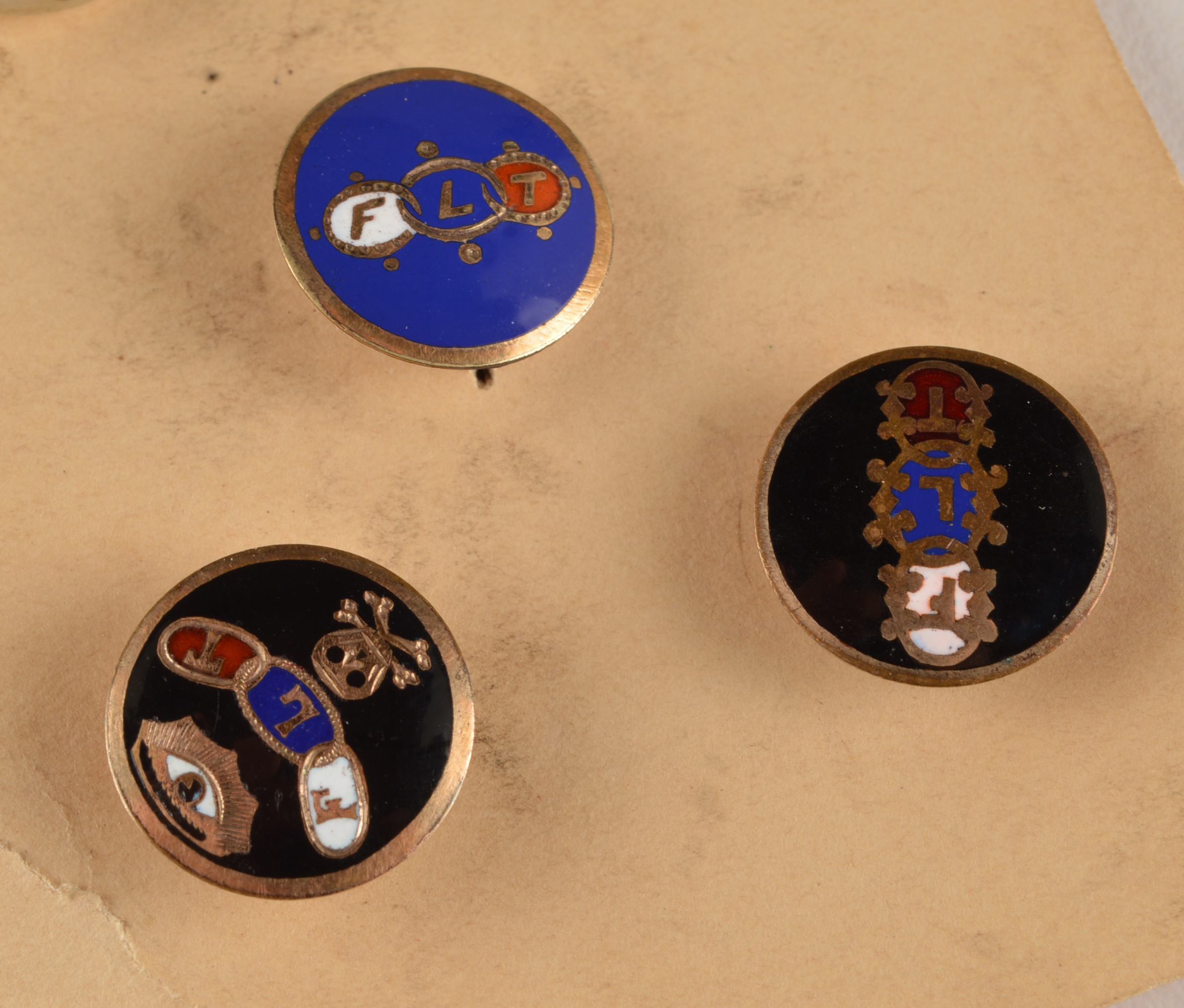 Historical Vintage Fraternal Order Pin Collection