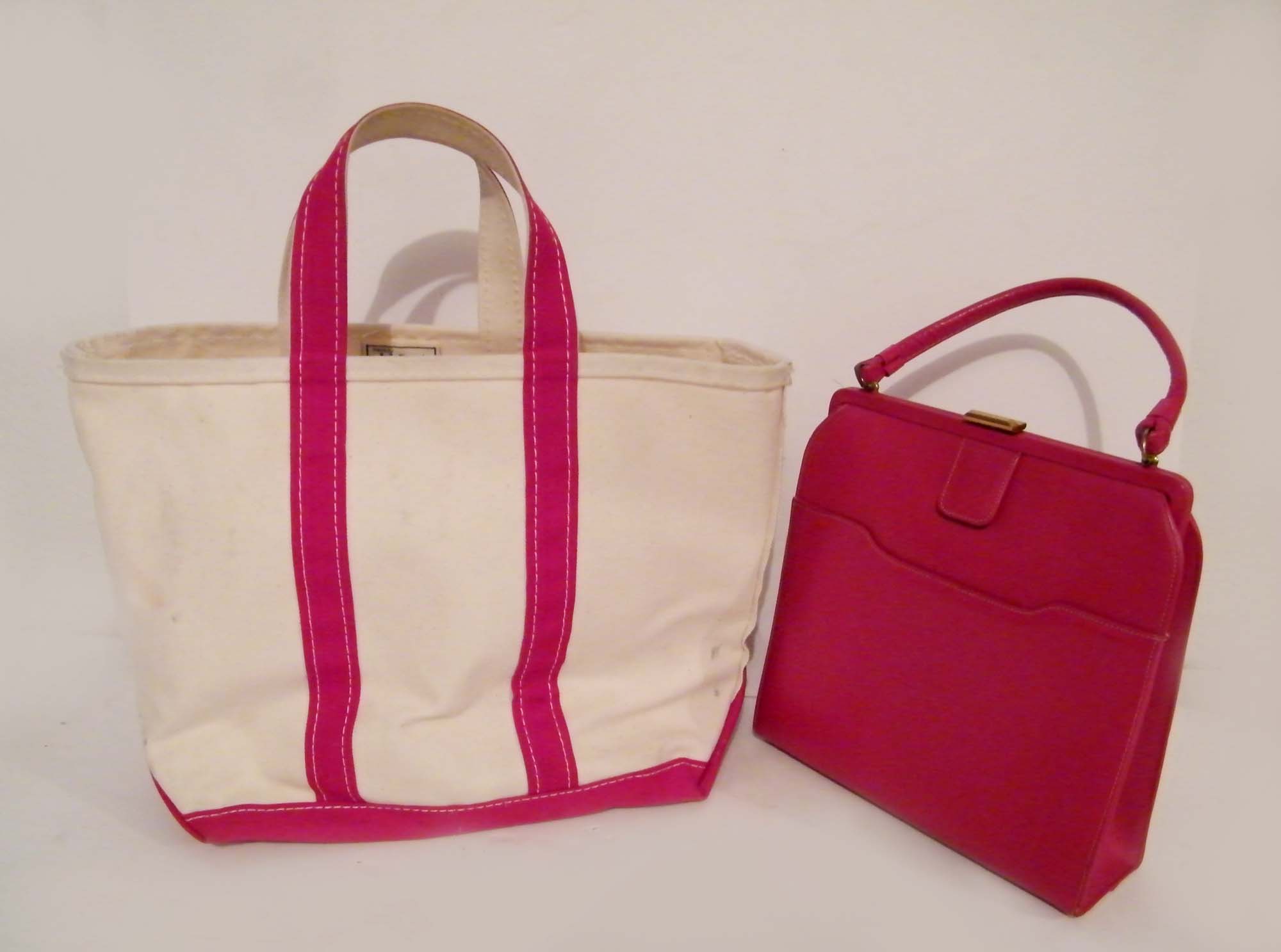 l.l. Bean Boat Tote and Vintage Handbag