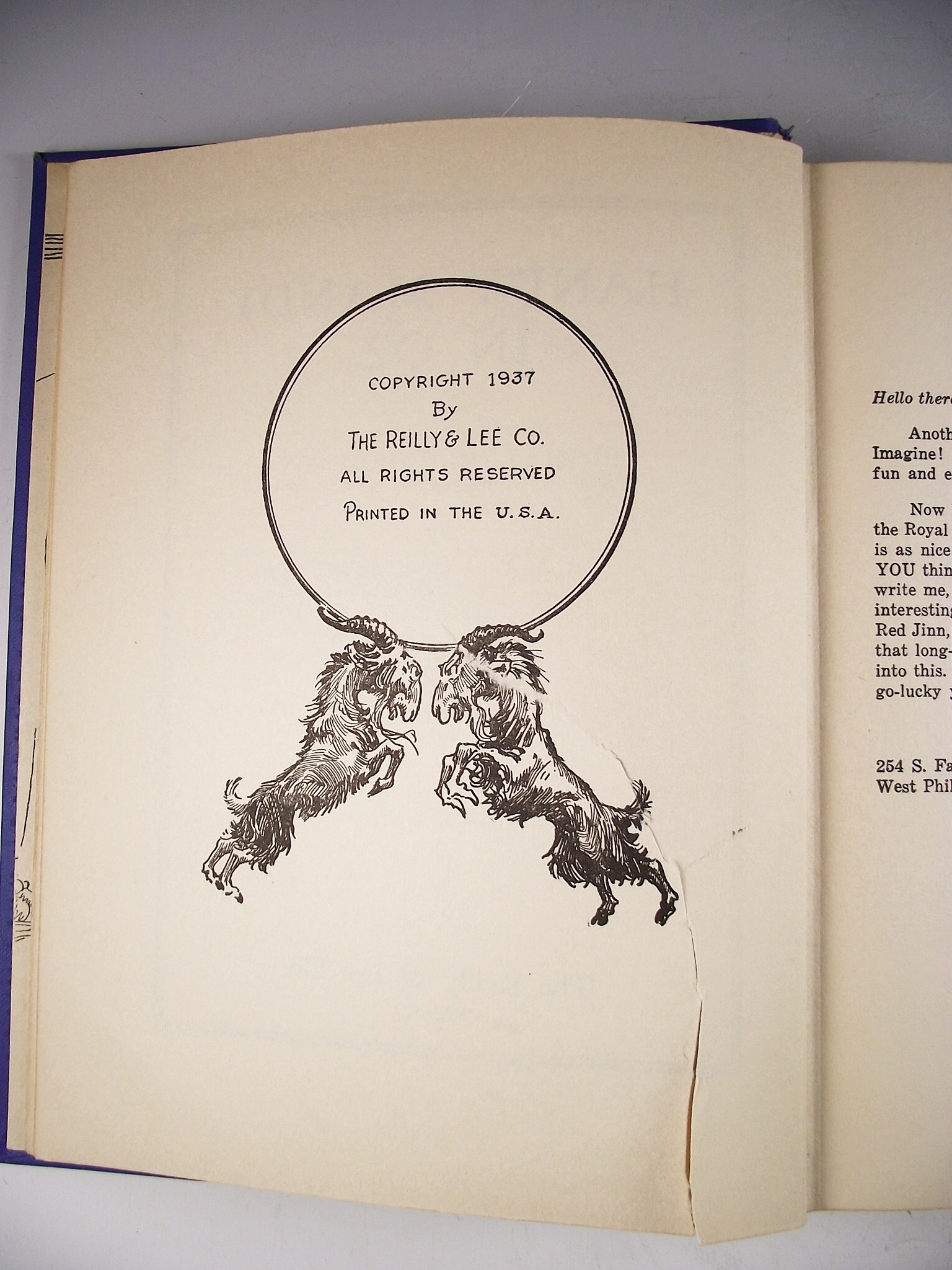 Four Vintage Hardbound Books from "The Wizard of Oz" Series