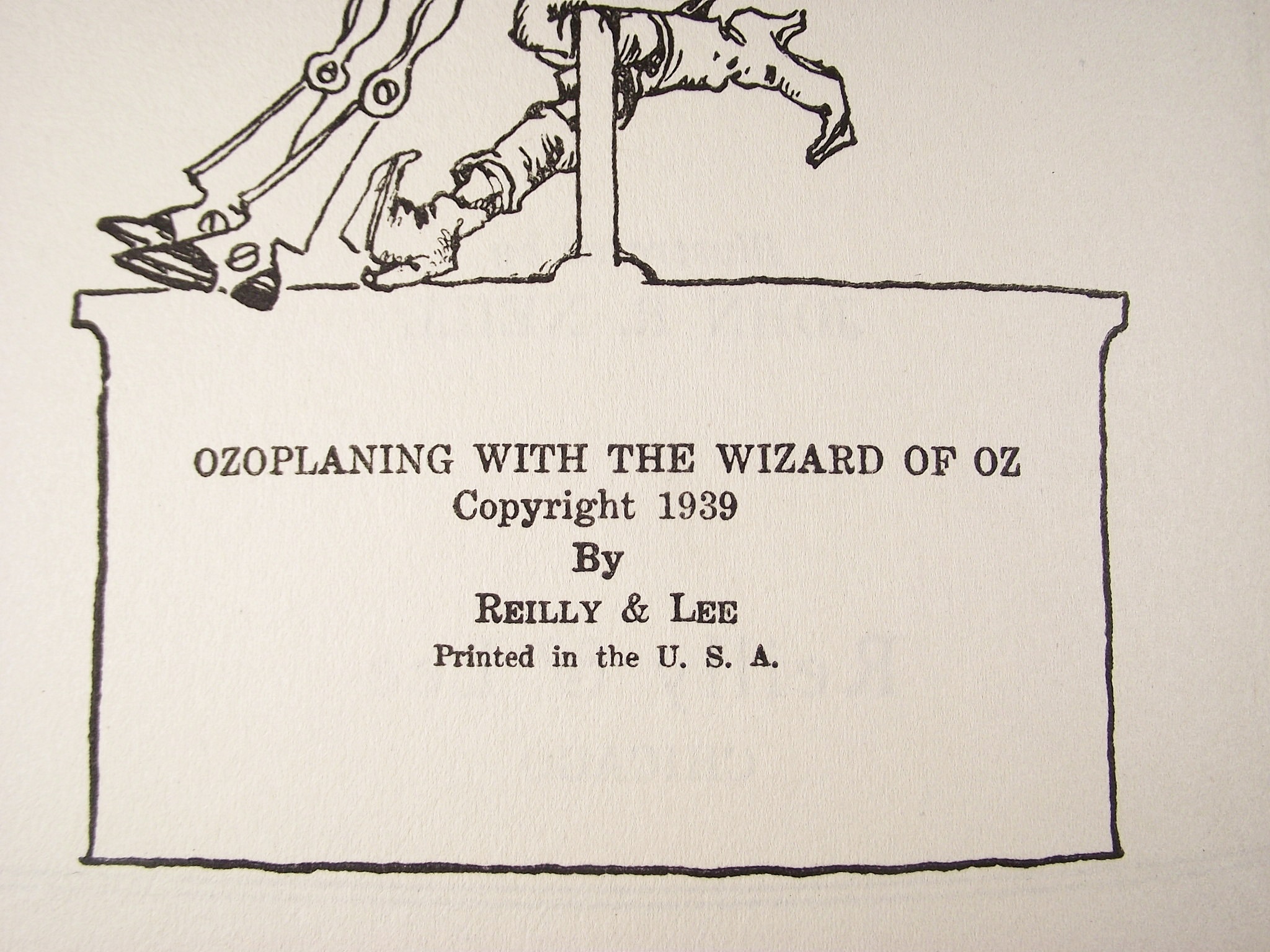 Four Vintage Hardbound Books from "The Wizard of Oz" Series