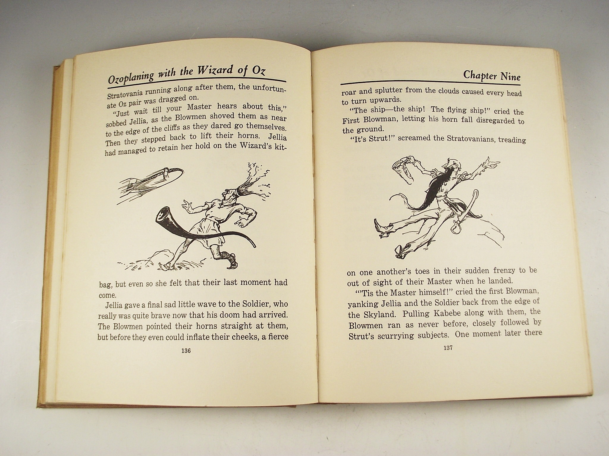 Four Vintage Hardbound Books from "The Wizard of Oz" Series
