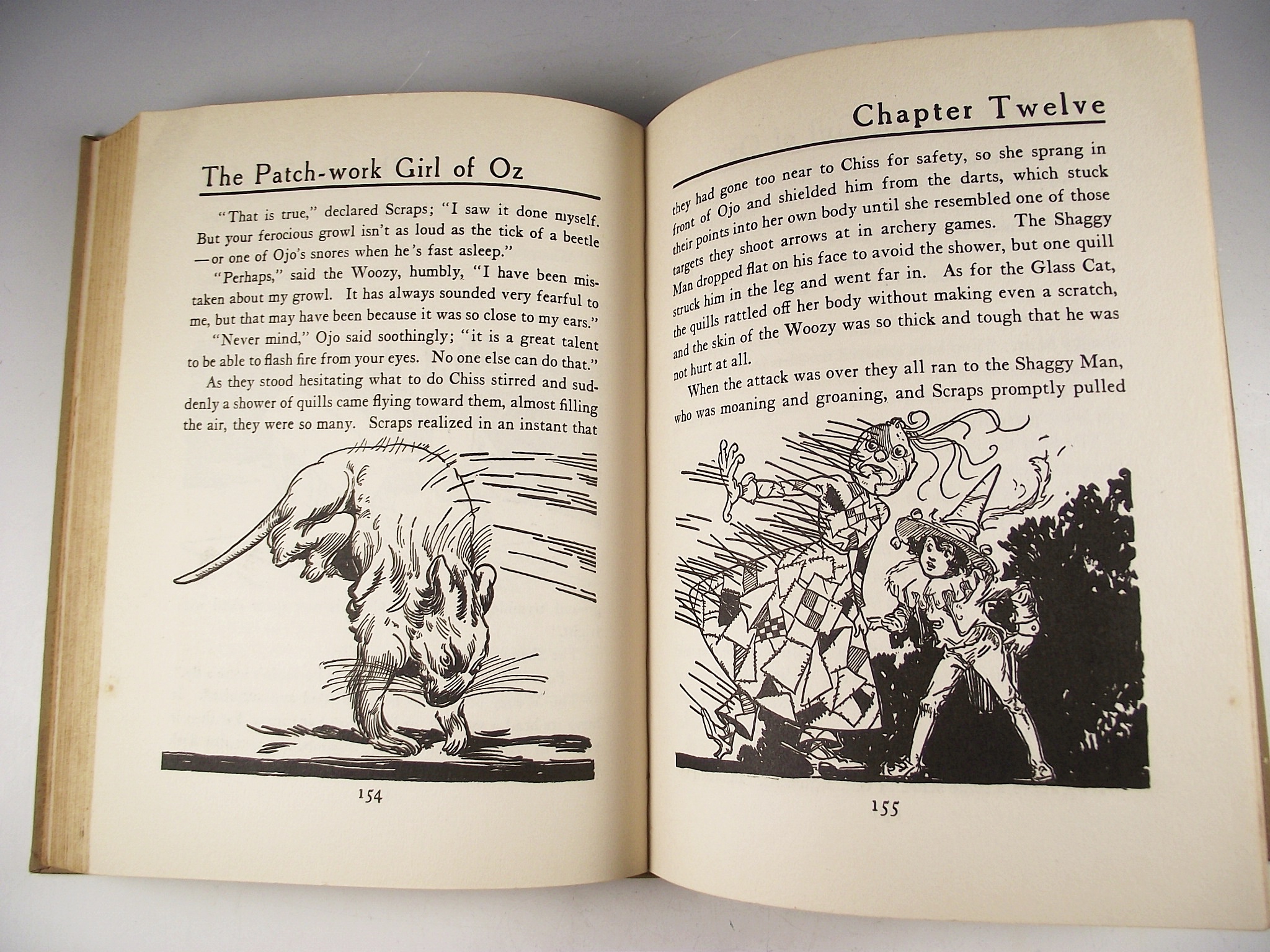 Four Vintage Hardbound Books from "The Wizard of Oz" Series