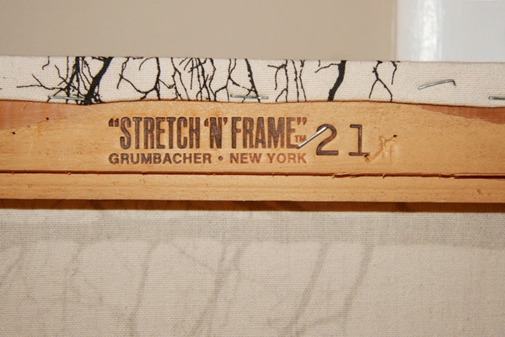 Tamarack Screen Print on Canvas
