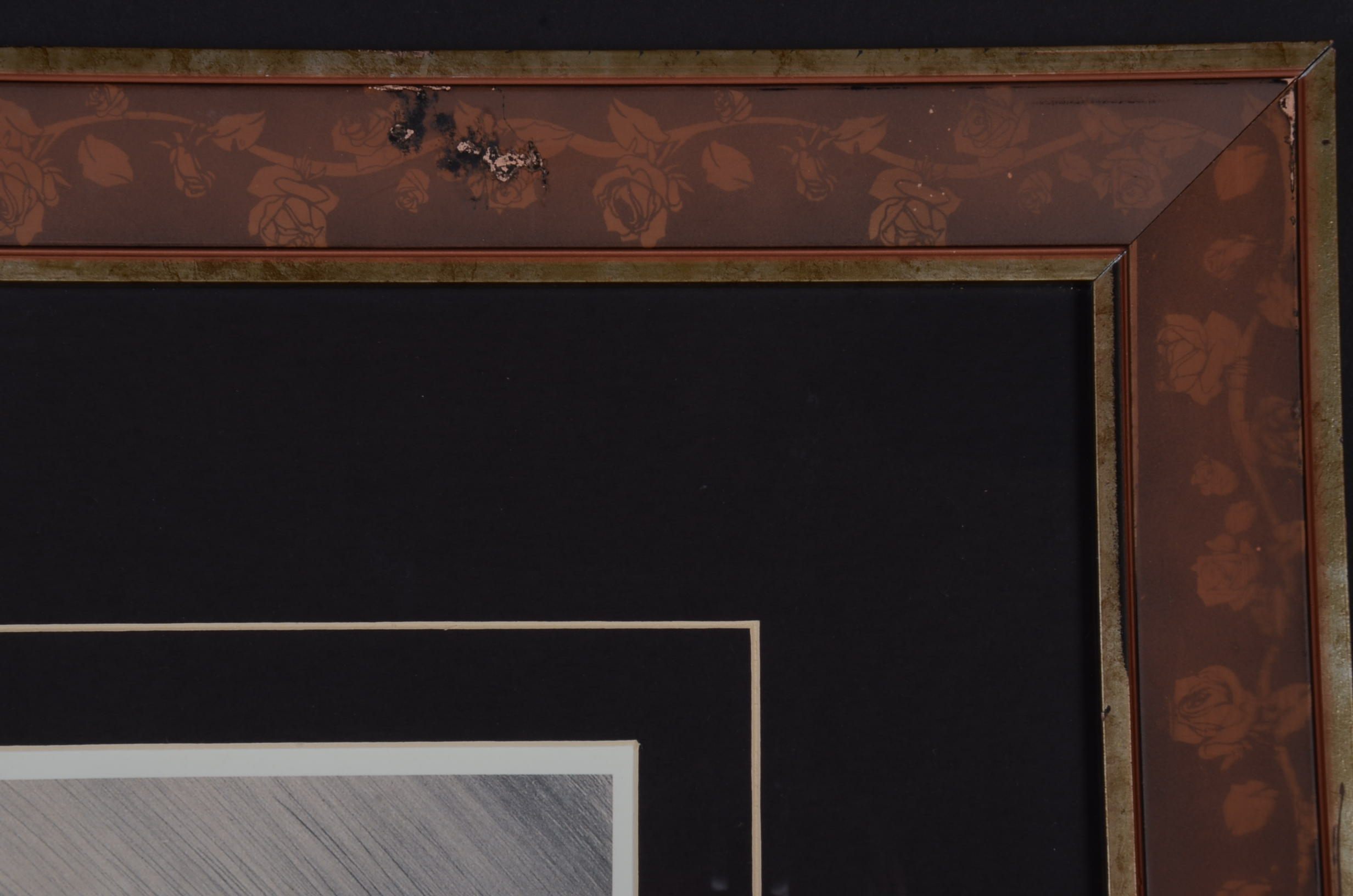 Provocative Framed Lithograph of Louis Icart Etching