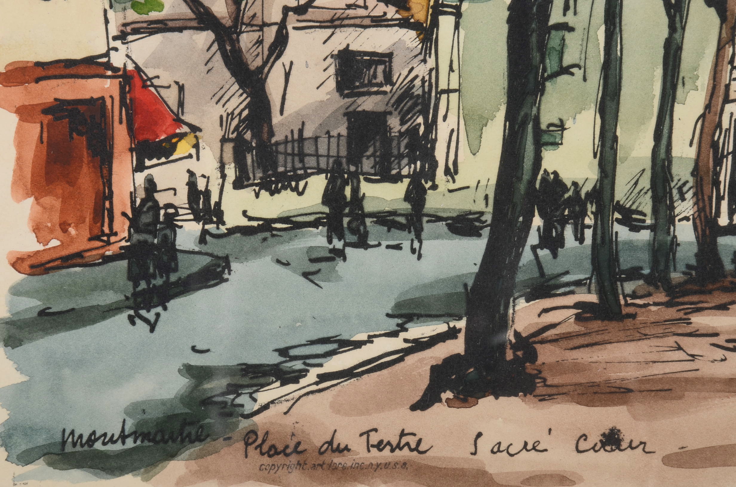 Signed Offset Lithographic Print by J.P. Duriez