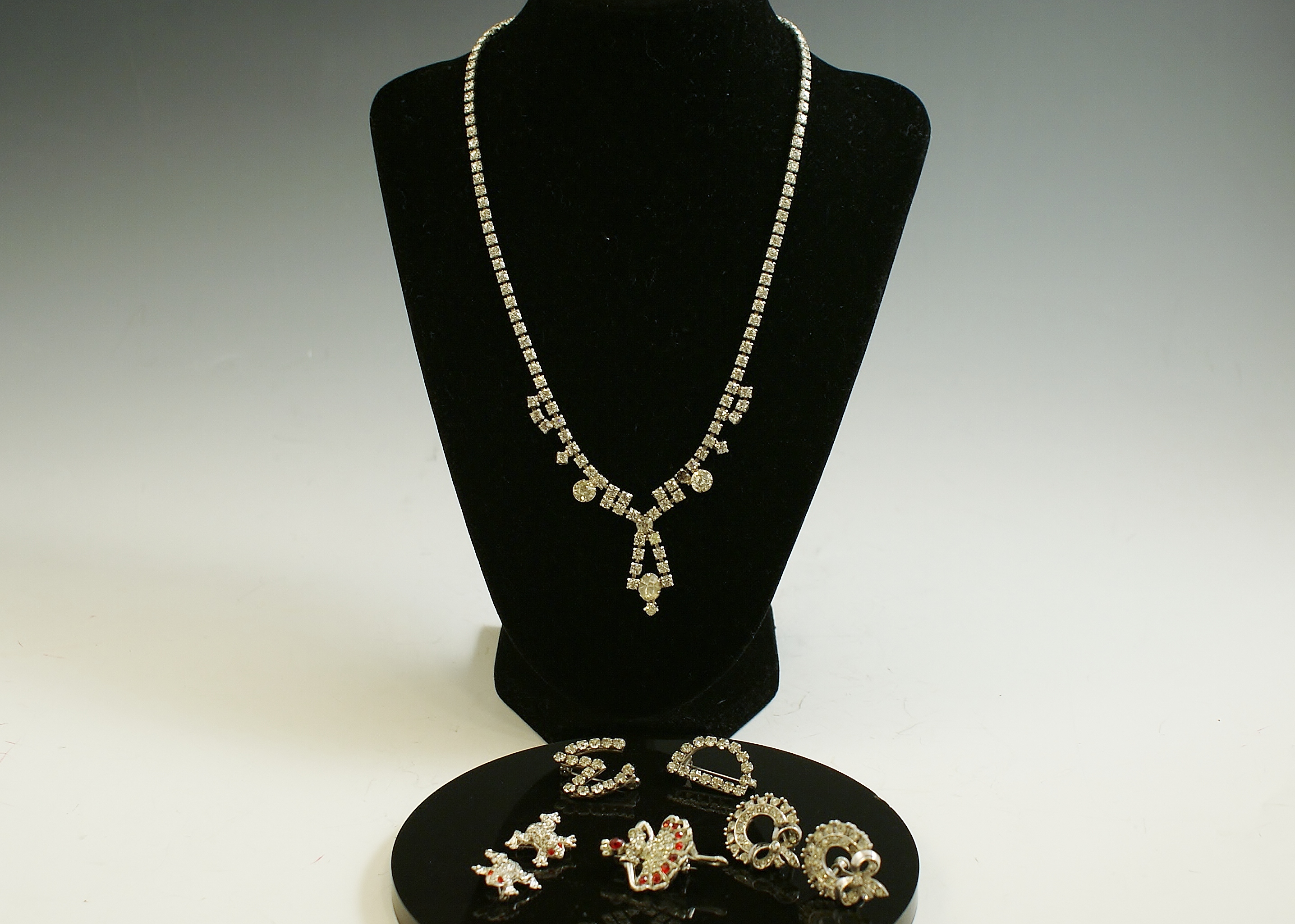 Vintage Rhinestone Jewelry Lot