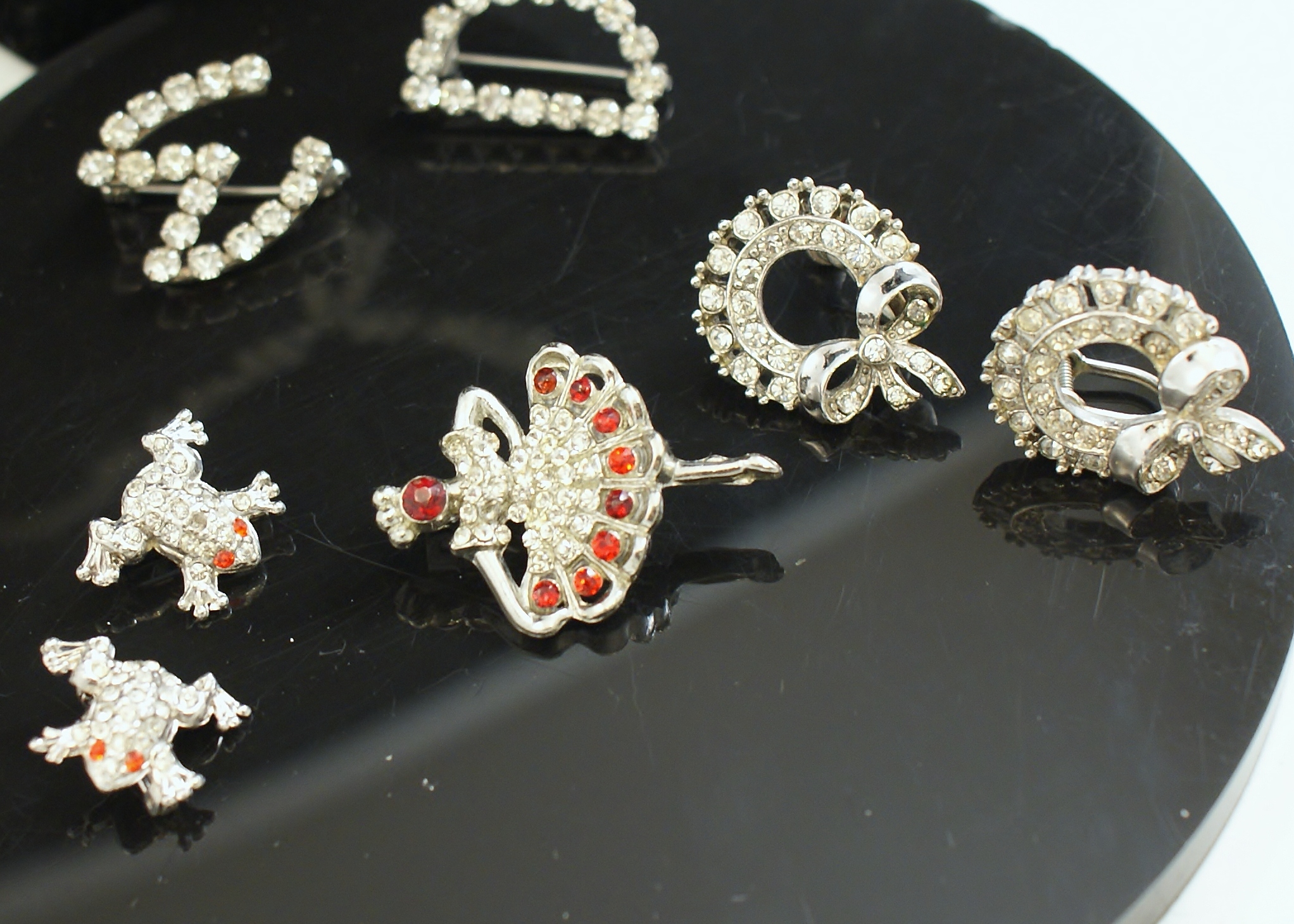 Vintage Rhinestone Jewelry Lot