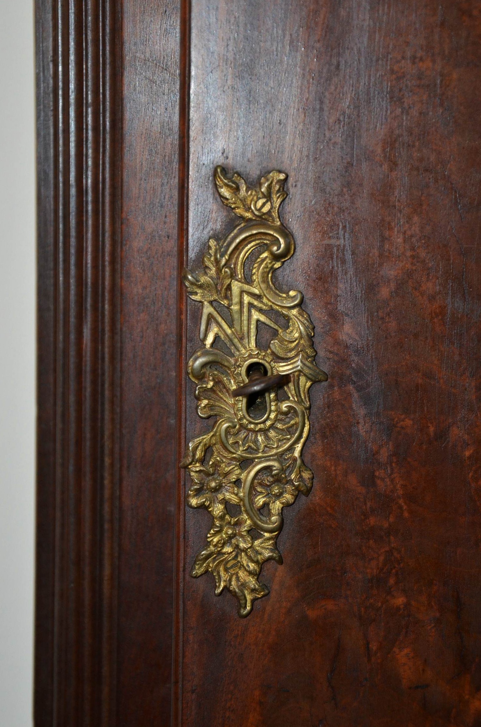 Circa early 1800s P. Fearnley Wigan England Long Case Mahogany Clock