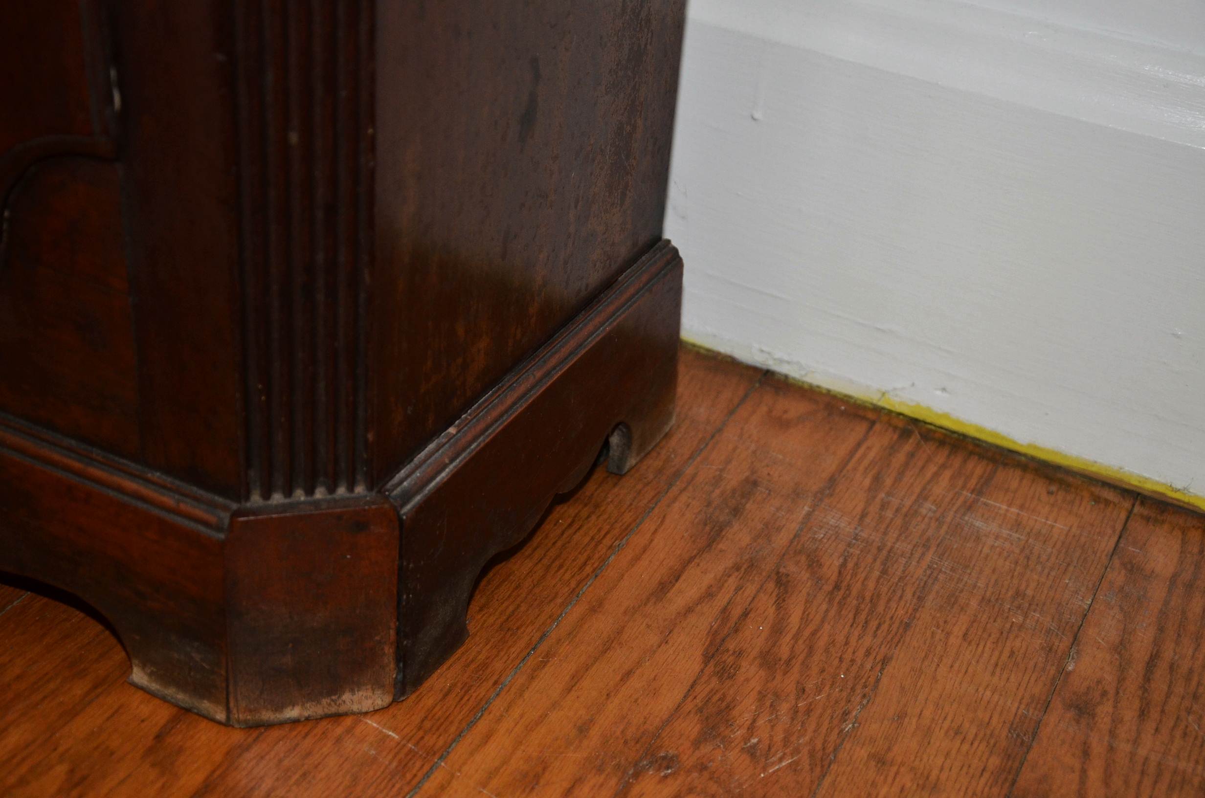 Circa early 1800s P. Fearnley Wigan England Long Case Mahogany Clock