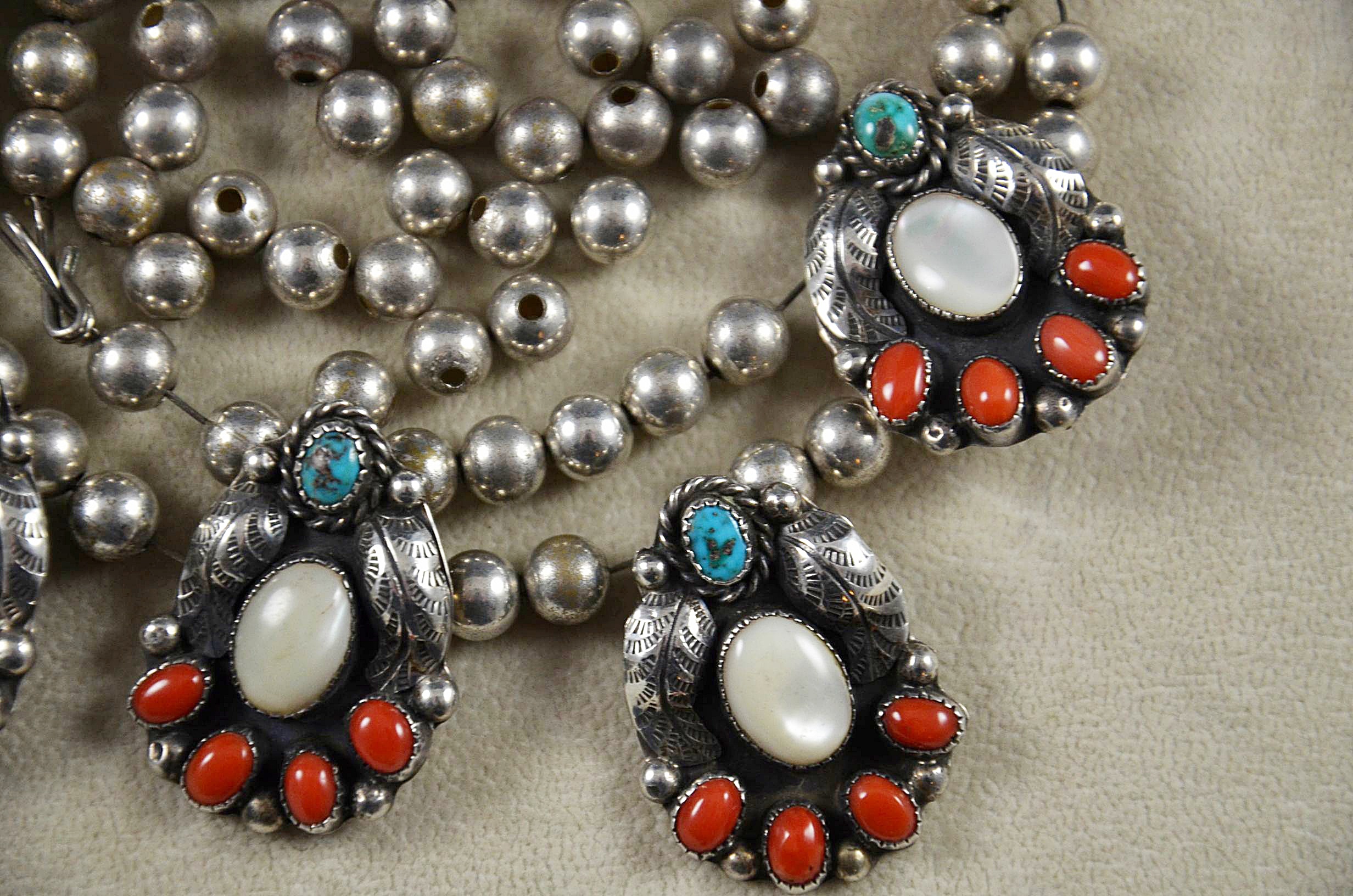 Southwestern Style Sterling Silver Necklace