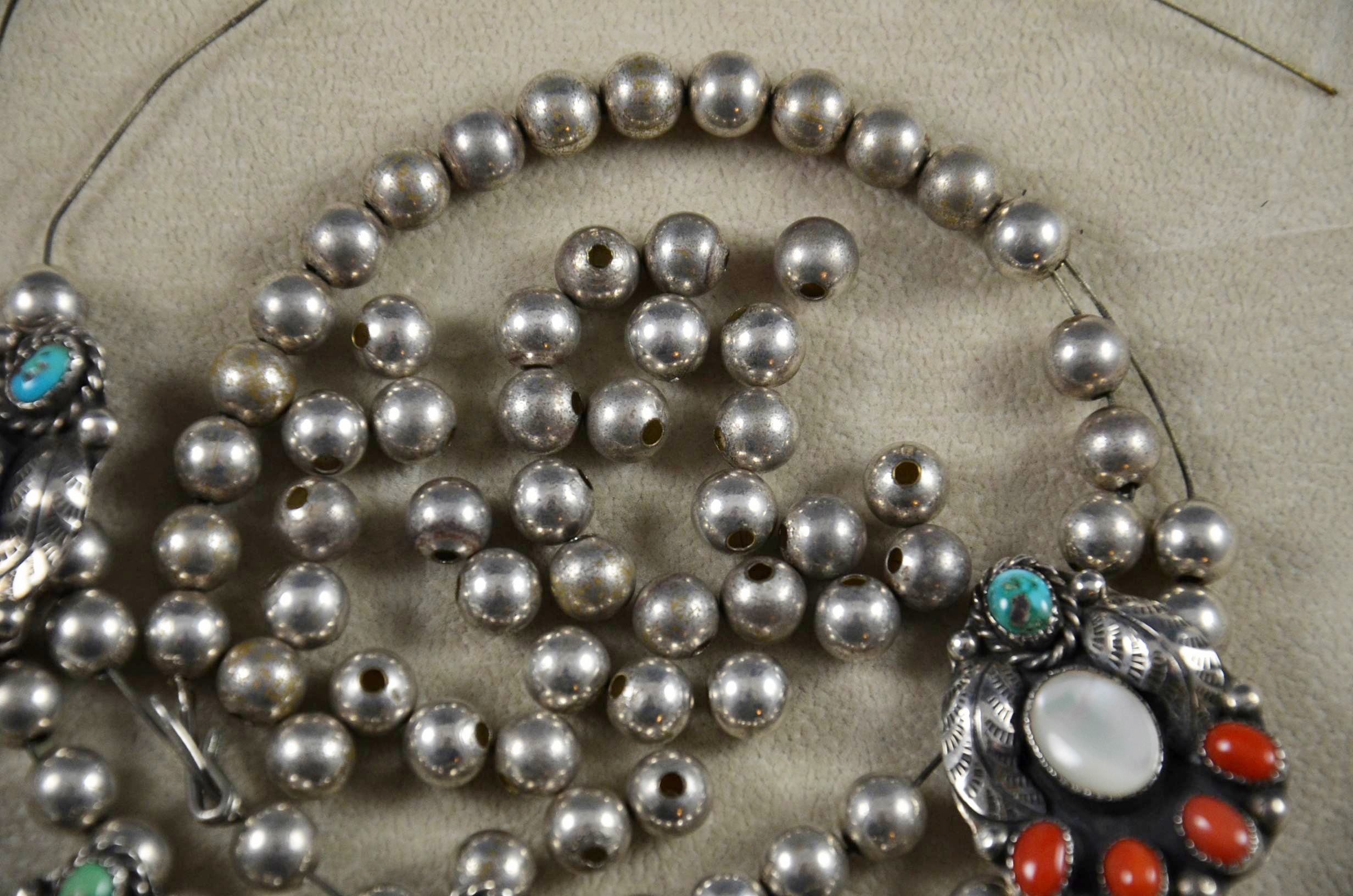 Southwestern Style Sterling Silver Necklace