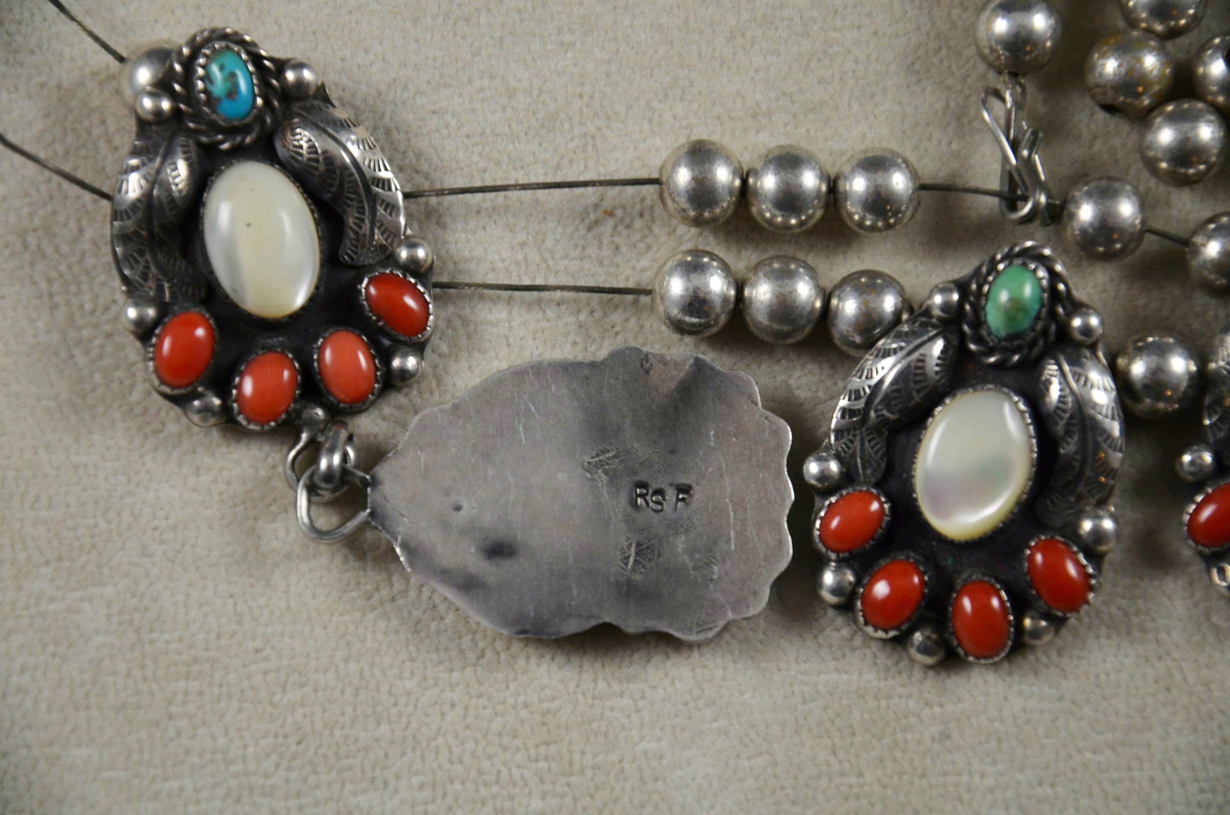 Southwestern Style Sterling Silver Necklace