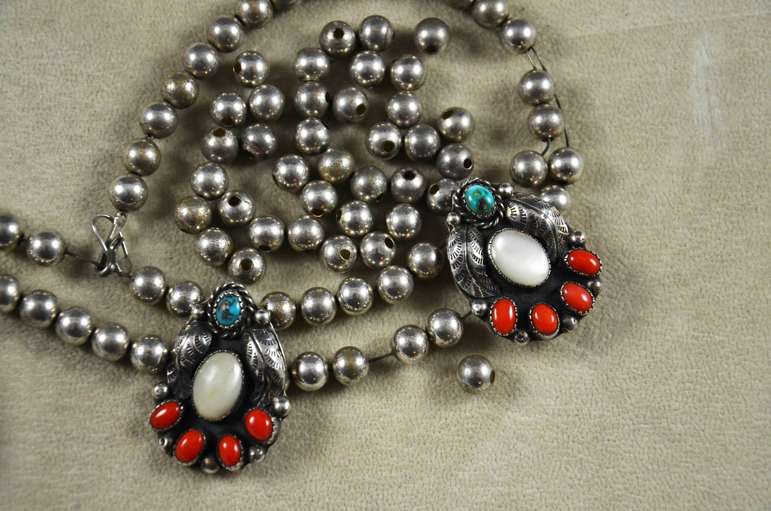 Southwestern Style Sterling Silver Necklace