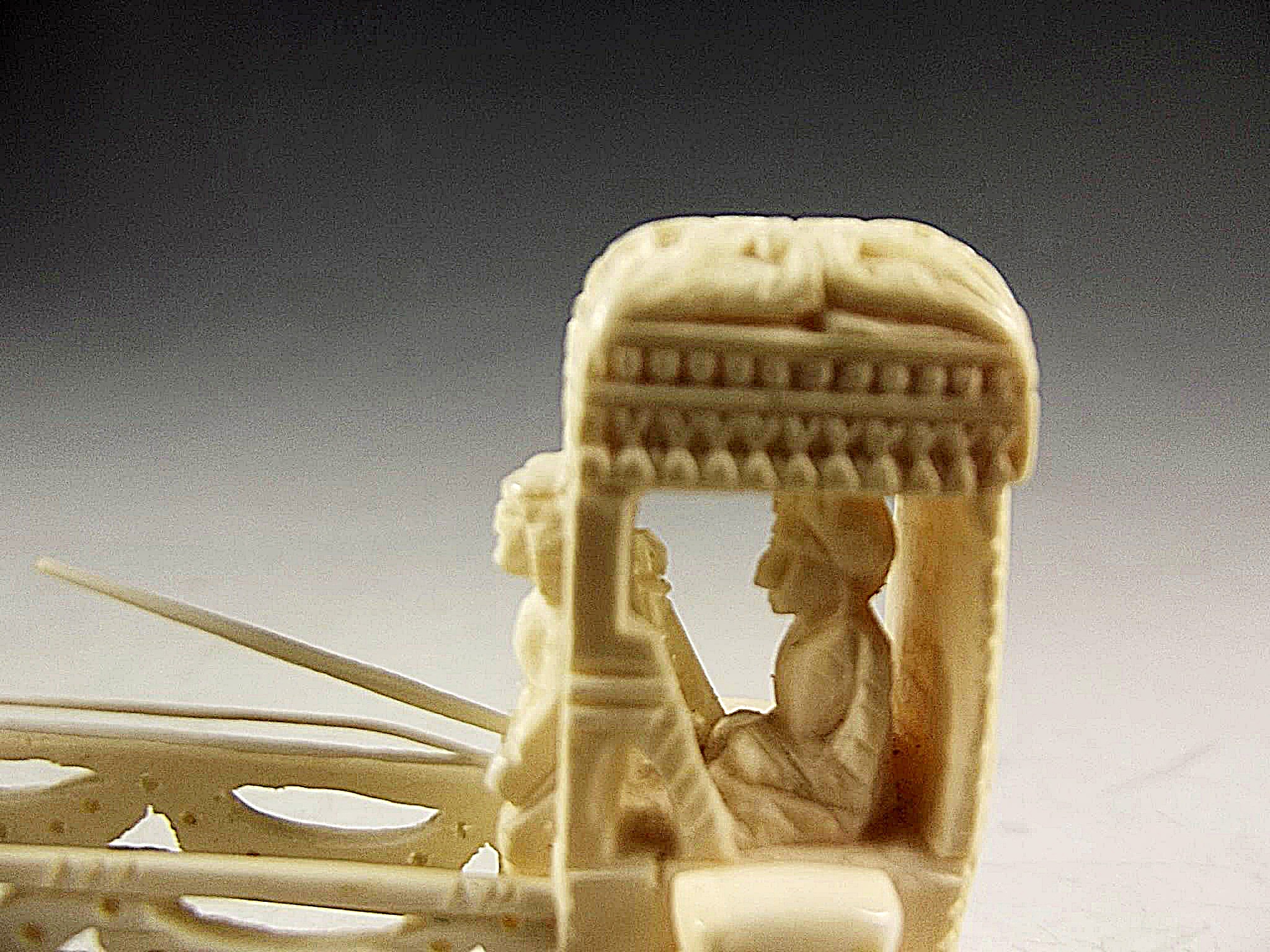 Ivory Horse and Carriage