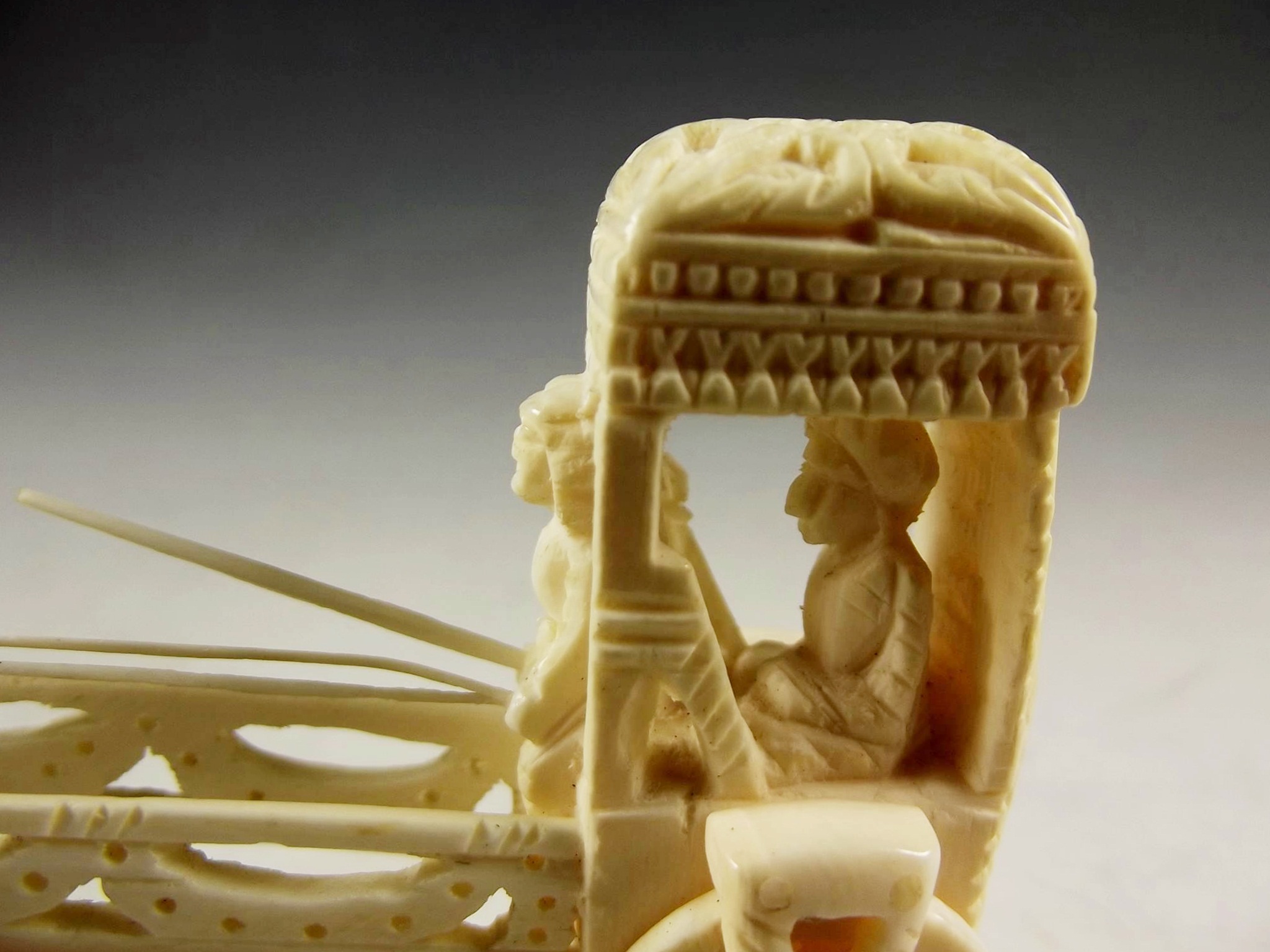 Ivory Horse and Carriage