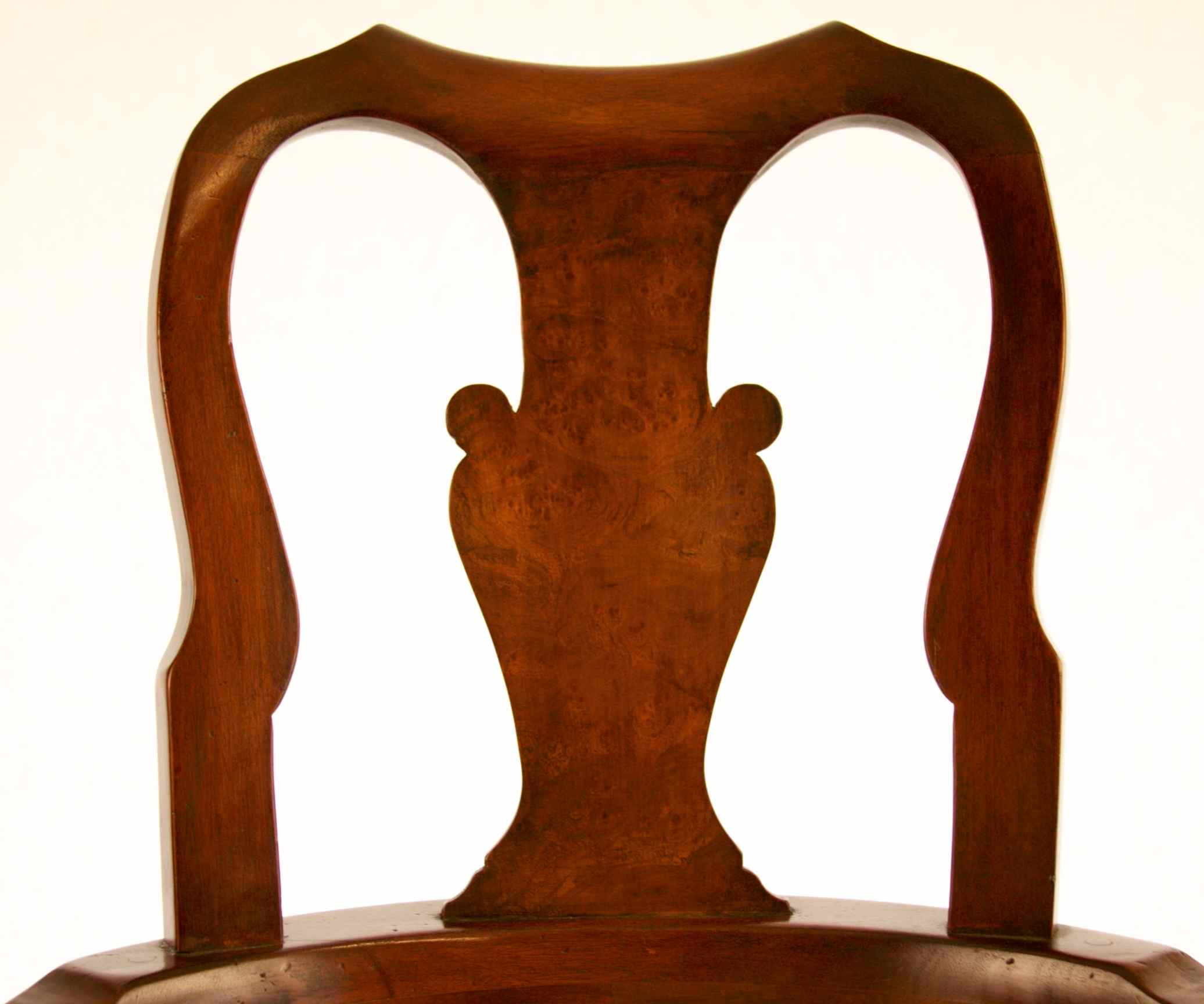 Queen Anne High Back Corner Chair