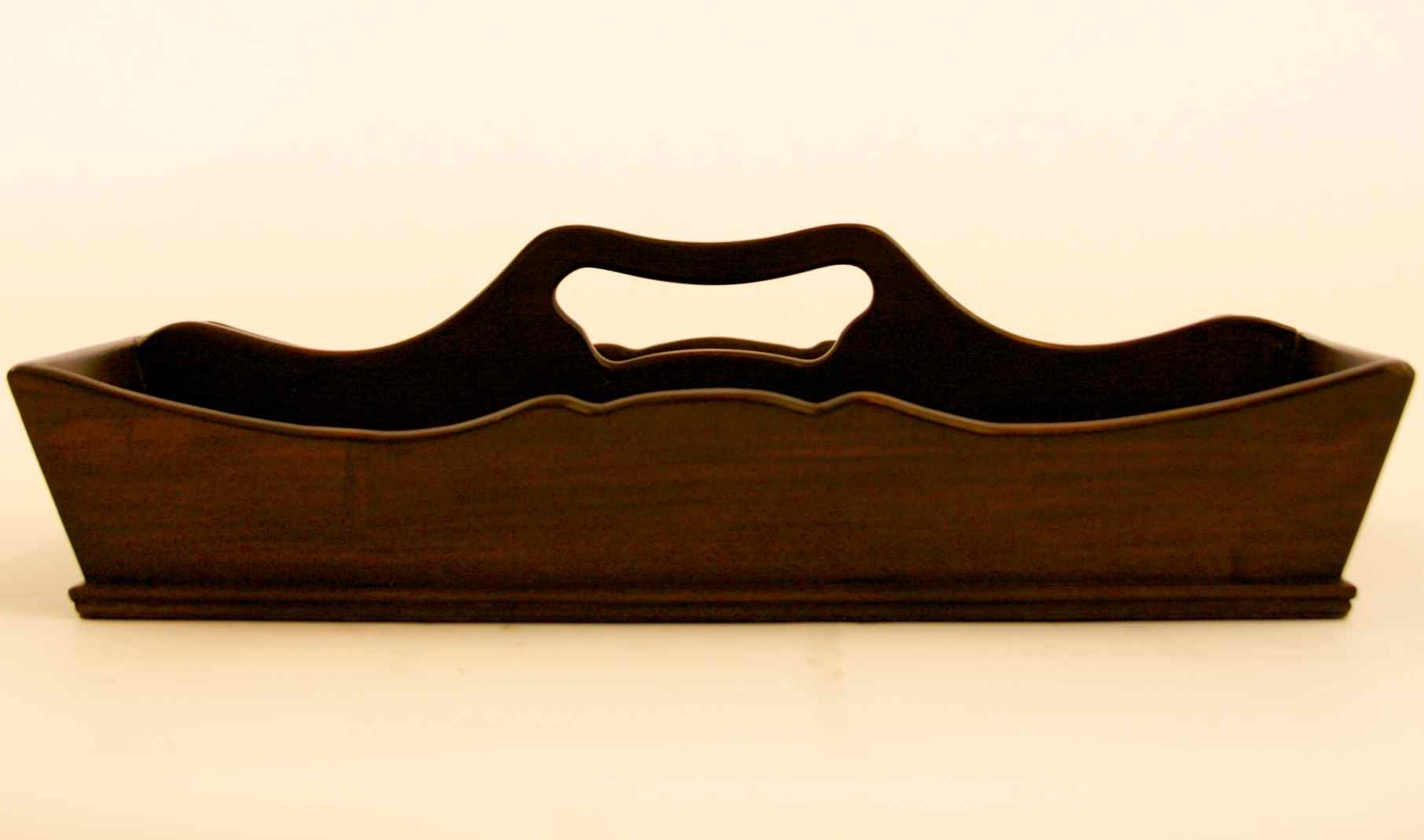 Dark Wood Cutlery Box