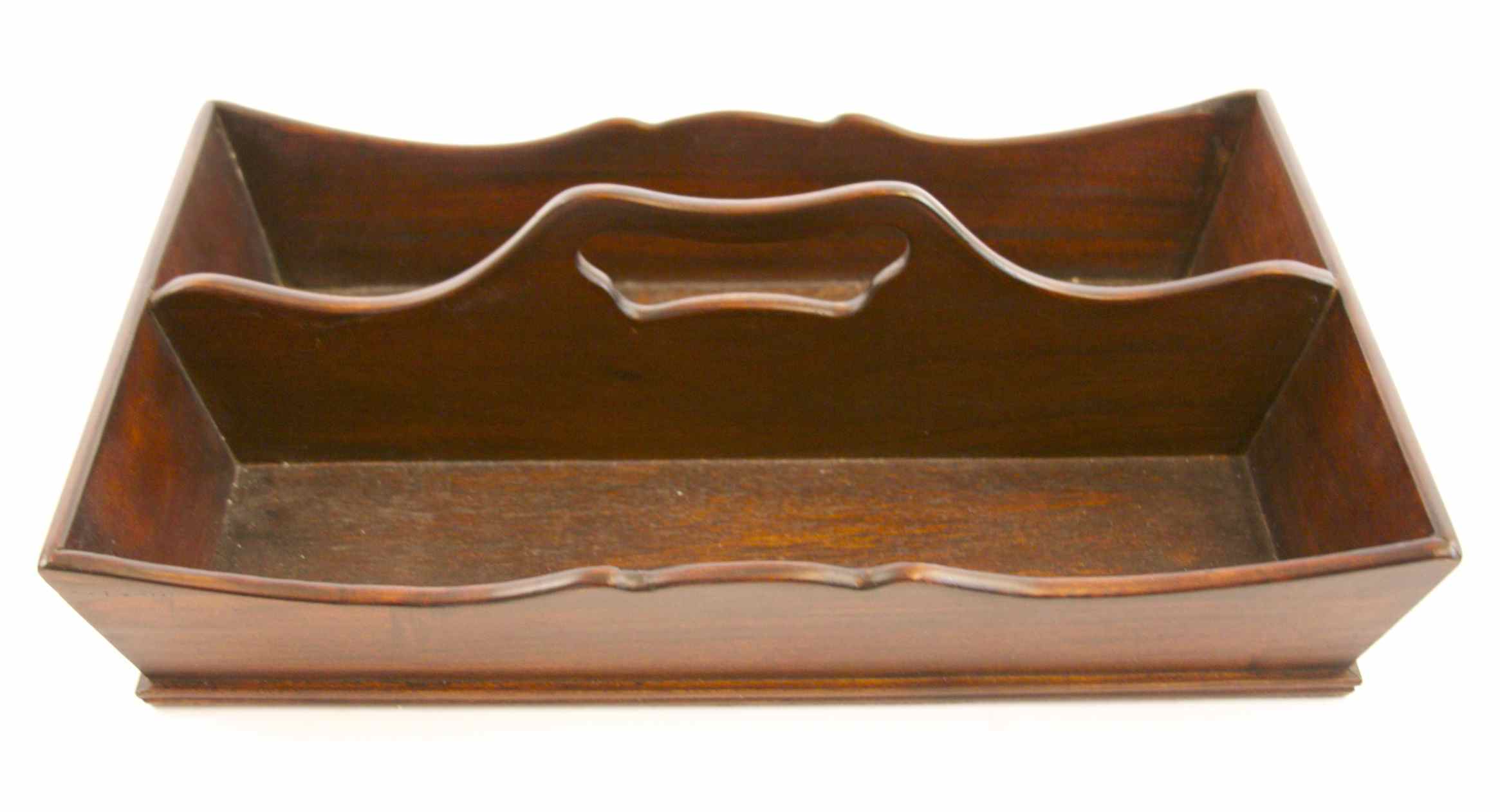 Dark Wood Cutlery Box
