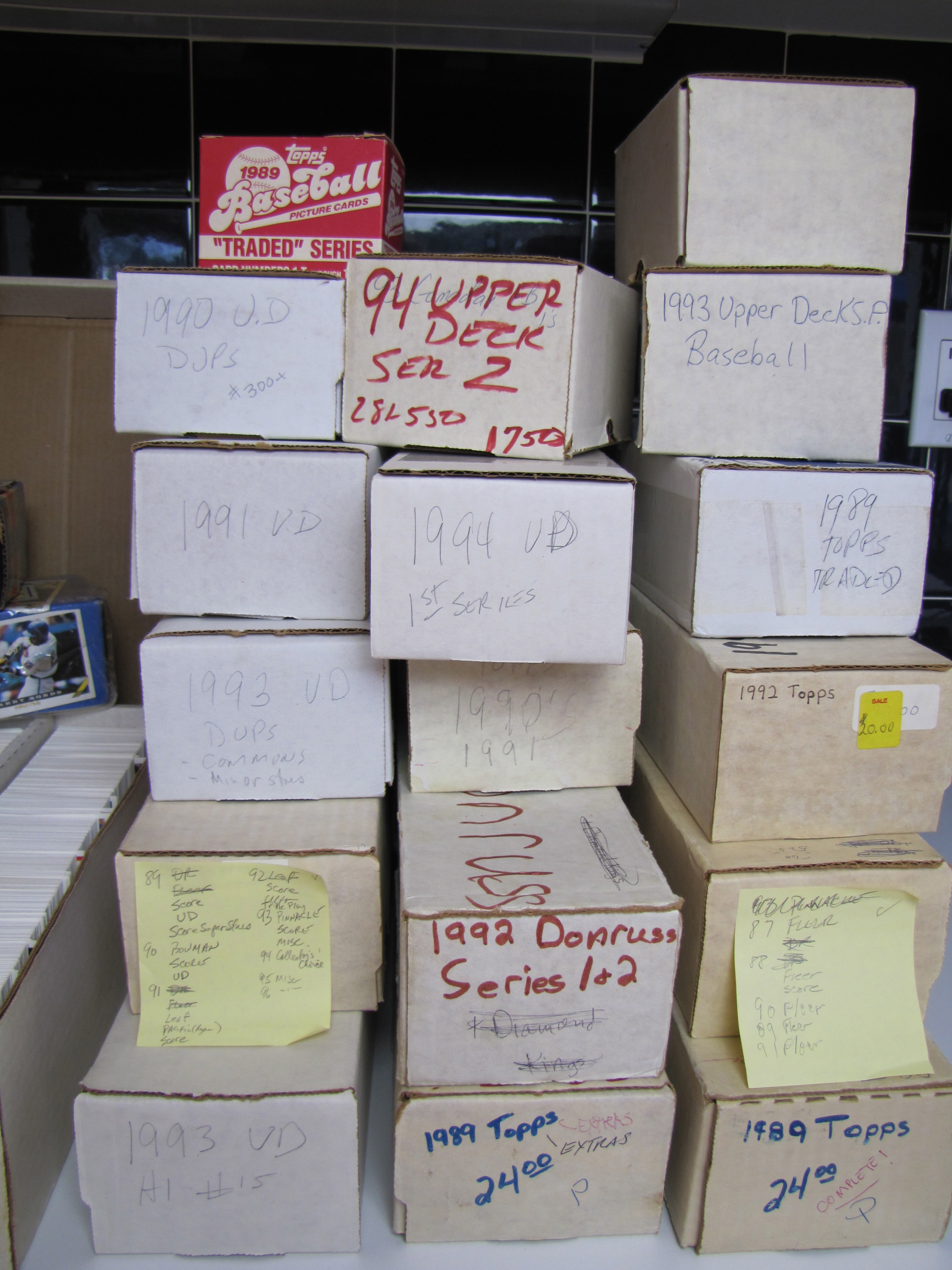 Large Collection of 1989-1994 Baseball Cards