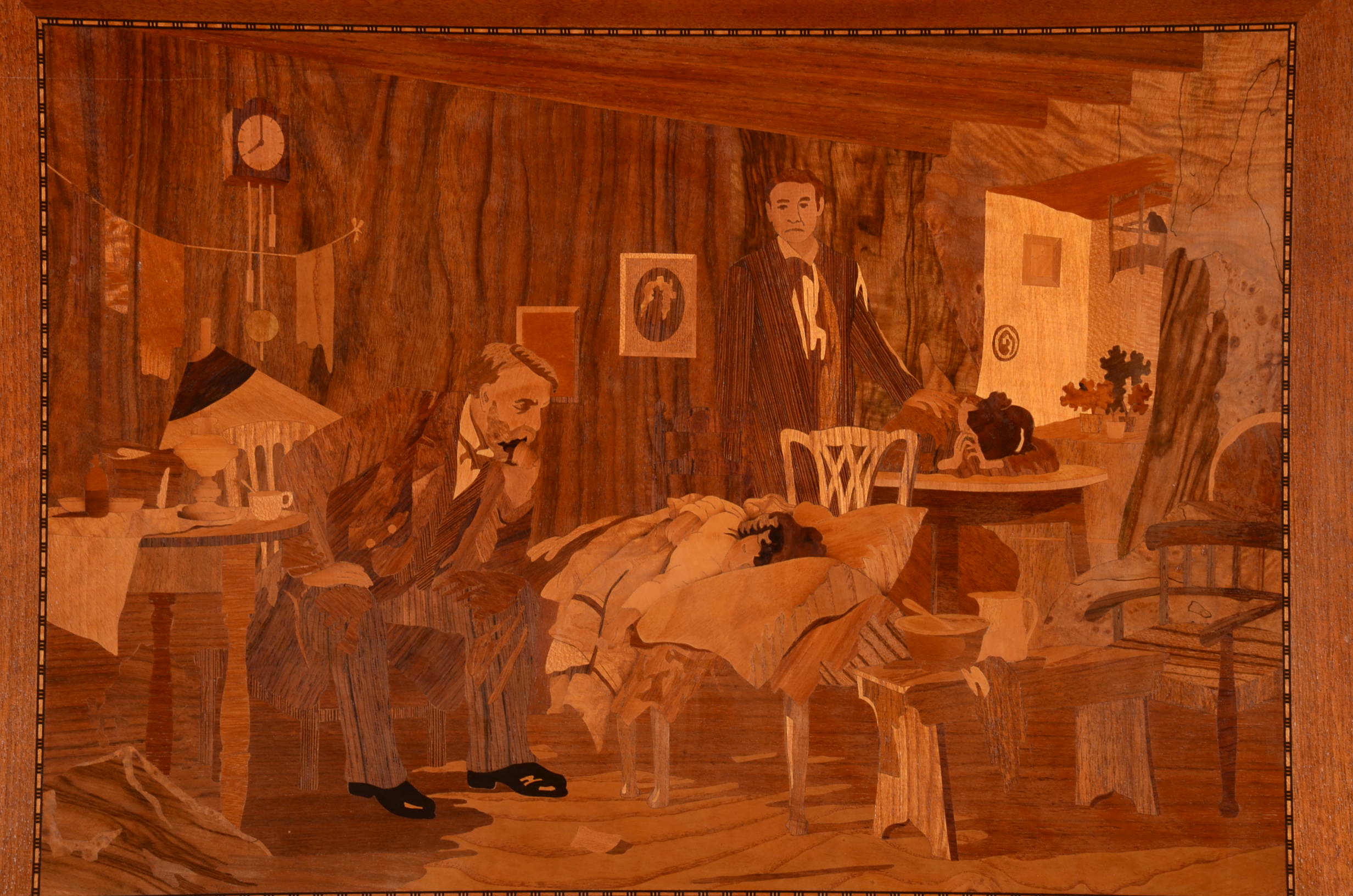 William Bader Marquetry, "The Doctor"