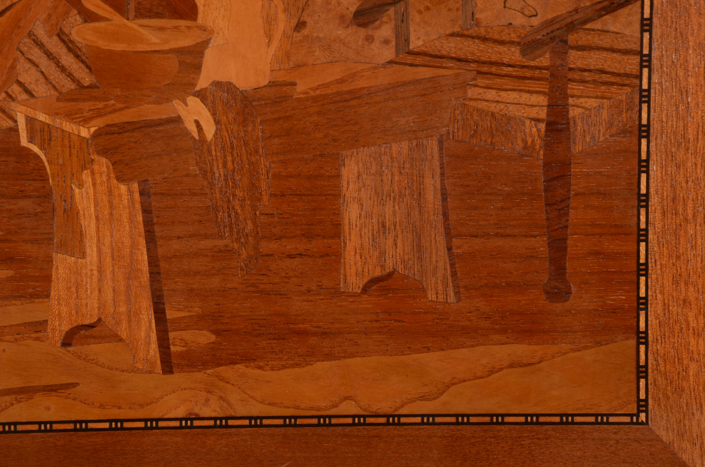 William Bader Marquetry, "The Doctor"