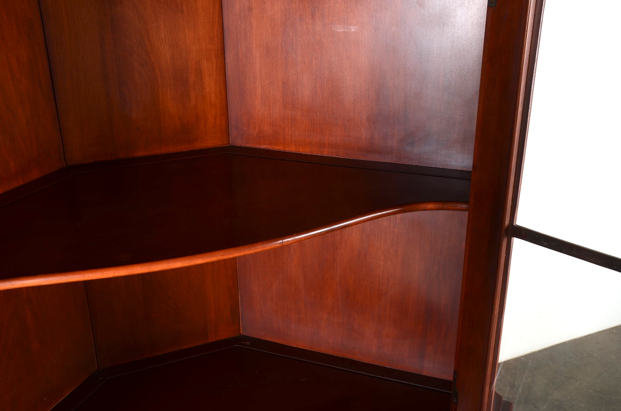 Corner Cupboard by Willett Wildwood Cherry