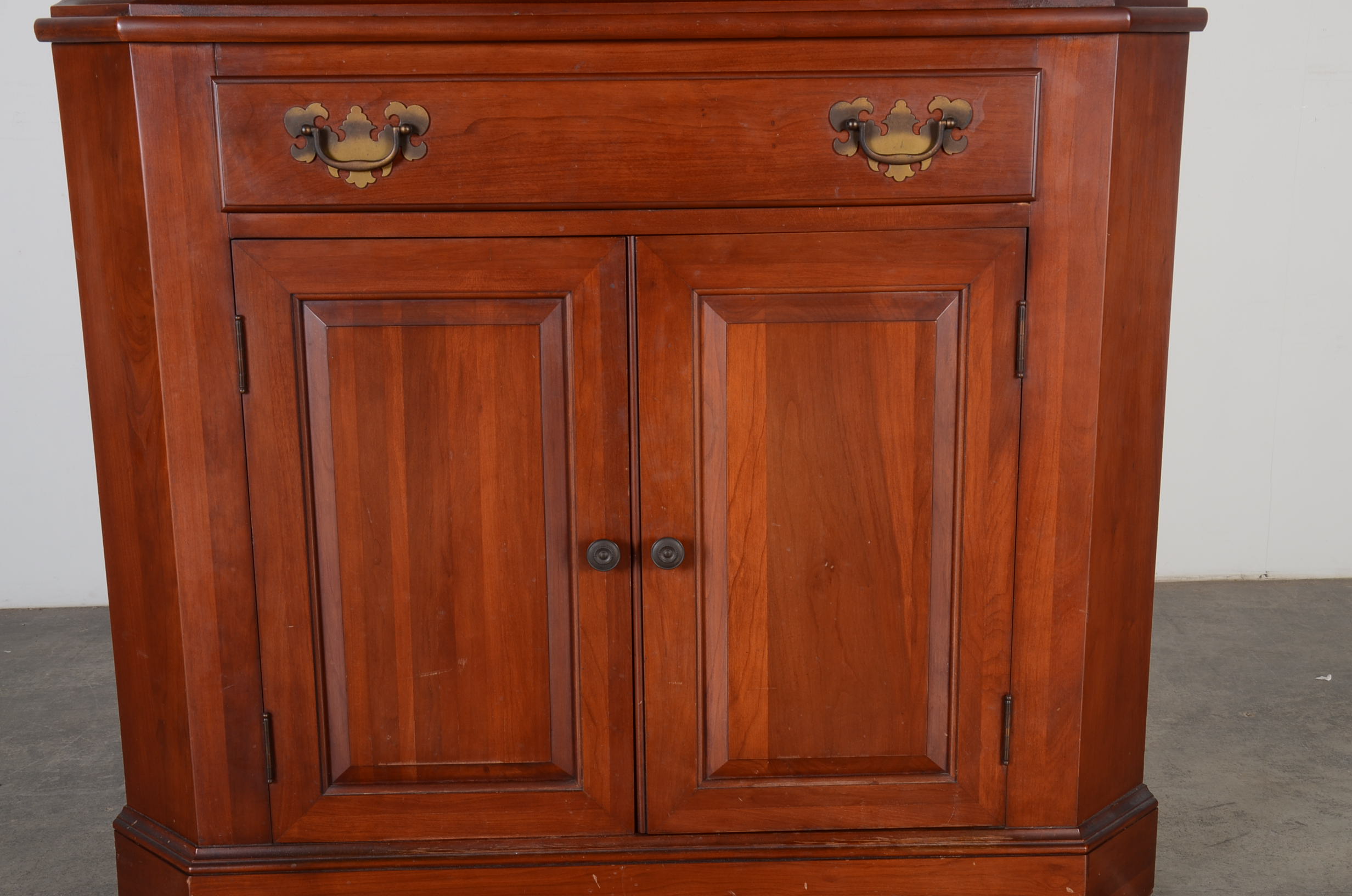 Corner Cupboard by Willett Wildwood Cherry