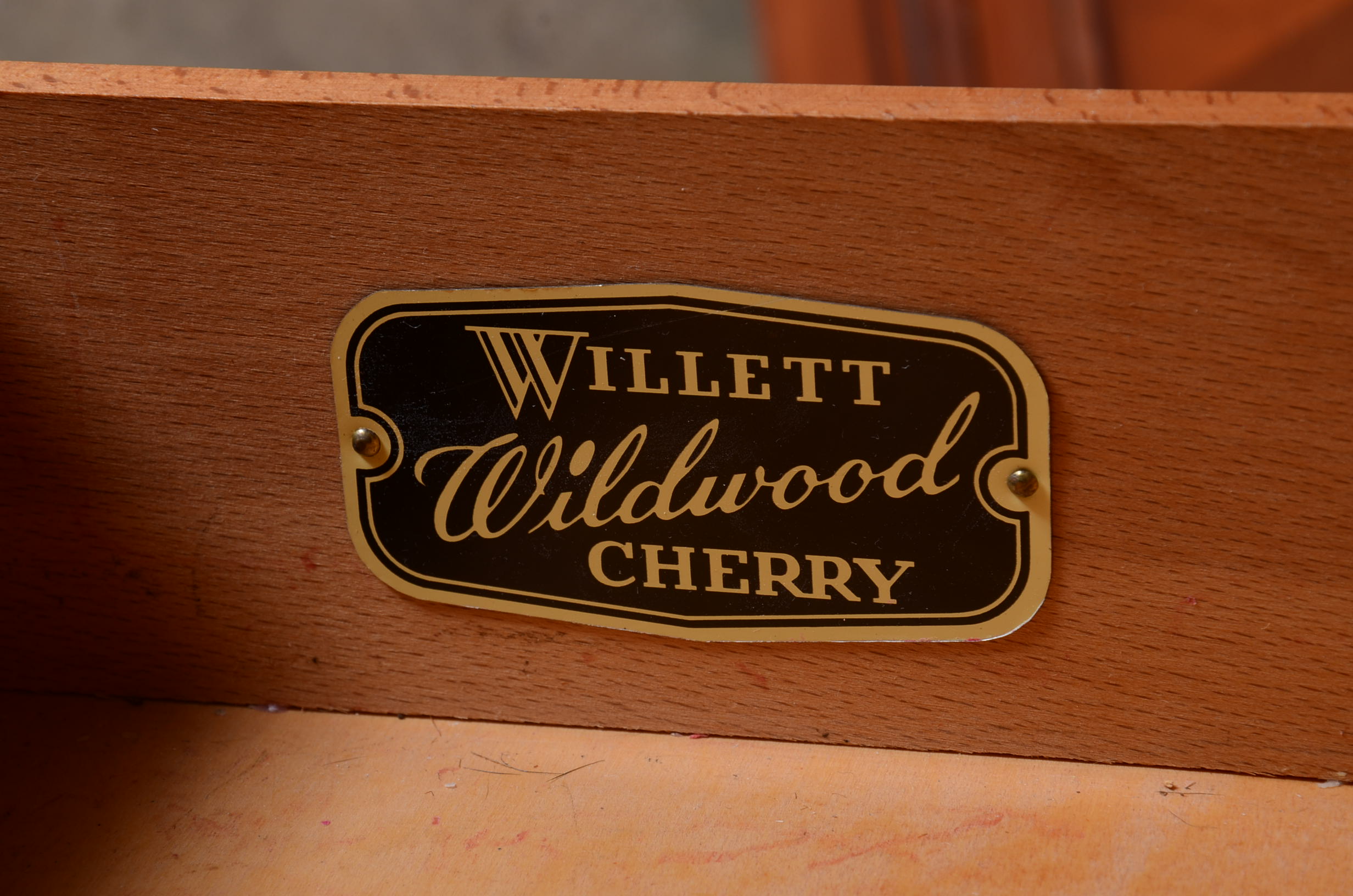 Corner Cupboard by Willett Wildwood Cherry