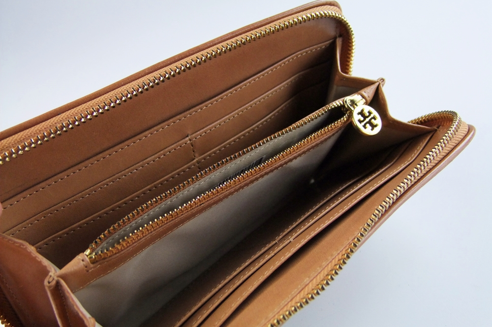 Tory Burch Leather Clutch with Inspirational Multi - Colored Graphics