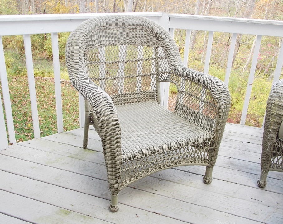 Martha Stewart Patio/Porch Chairs and Ottoman