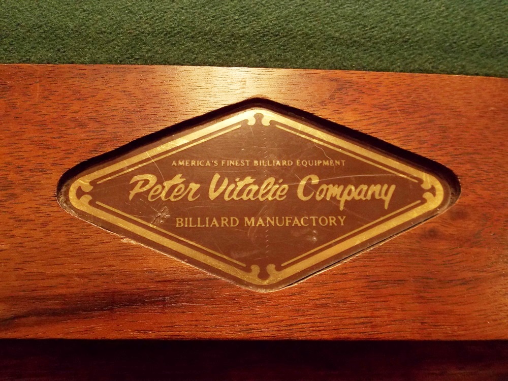 Peter Vitalie Pool Table with an Oak Base