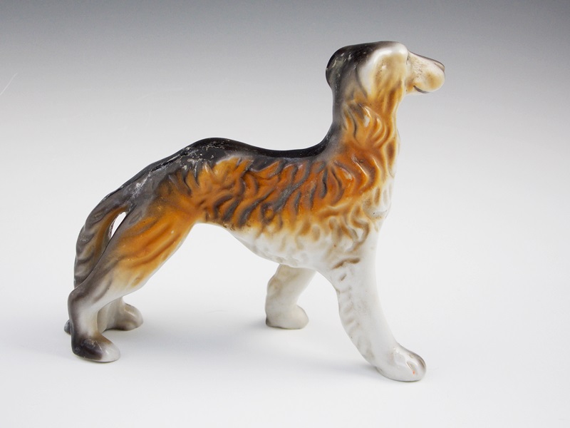 Vintage "Made in Japan" Afghan Hound Figures (2)