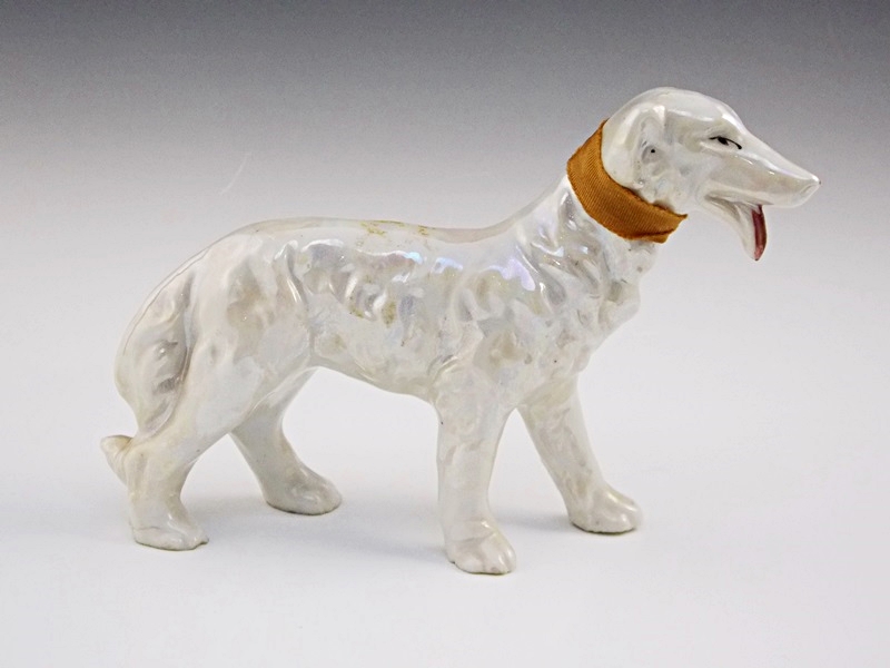 Vintage "Made in Japan" Afghan Hound Figures (2)