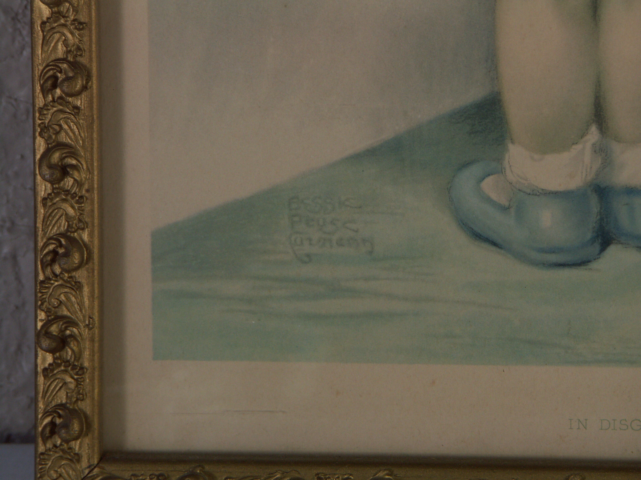 Bessie Pease Gutmann "In Disgrace" Framed Print