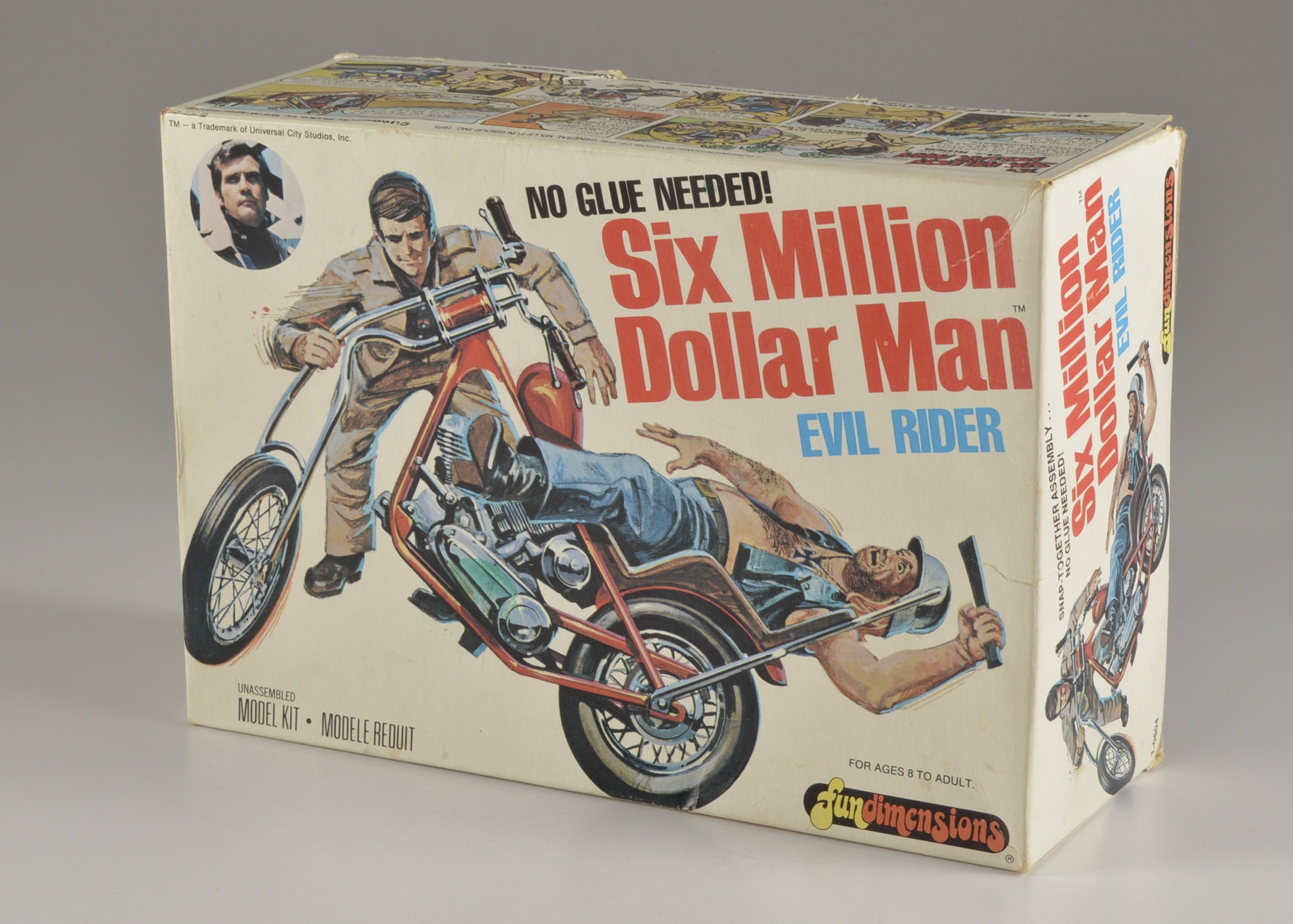 Six Million Dollar Man Evil Rider Model Kit 