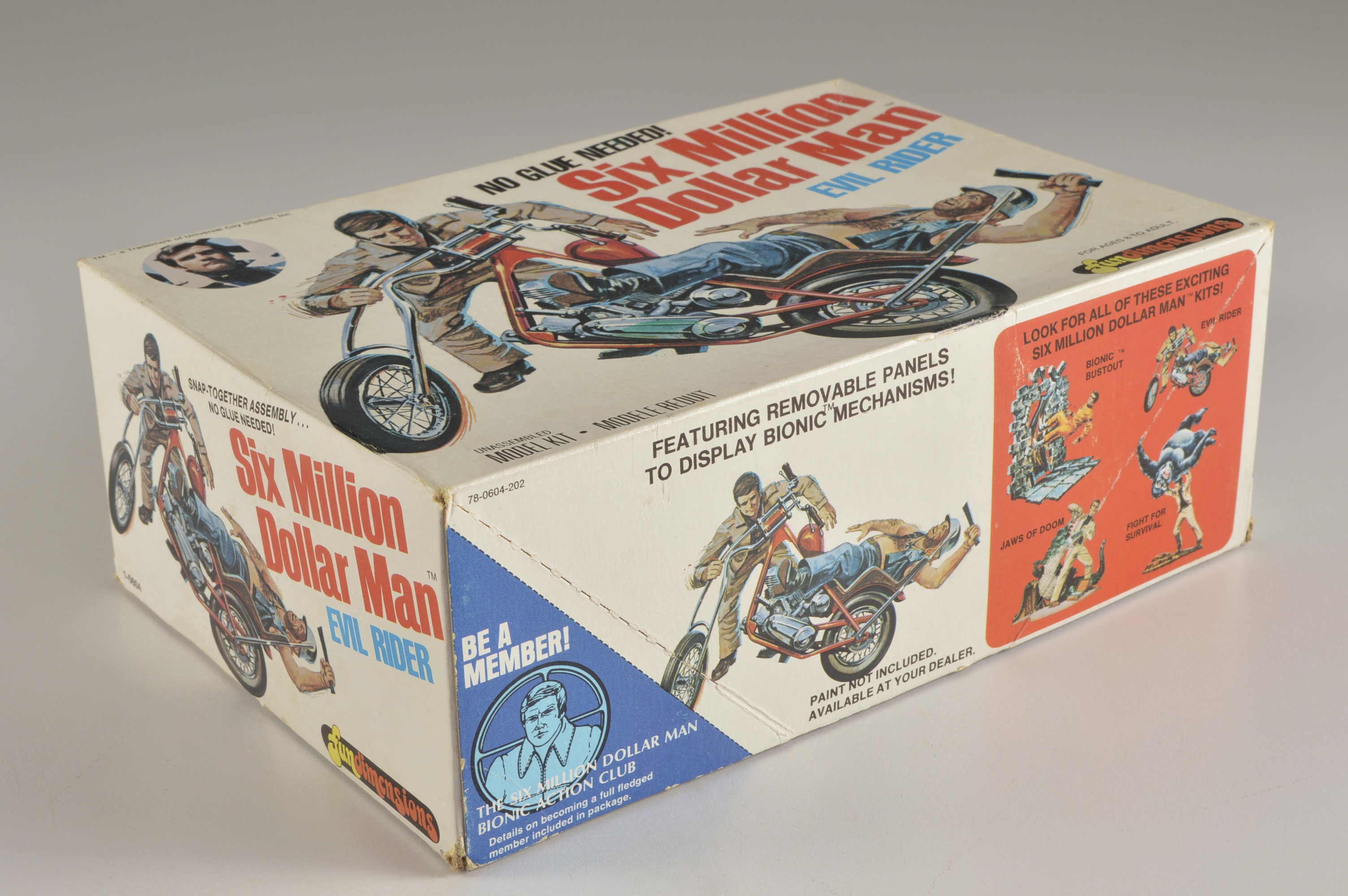 Six Million Dollar Man Evil Rider Model Kit 