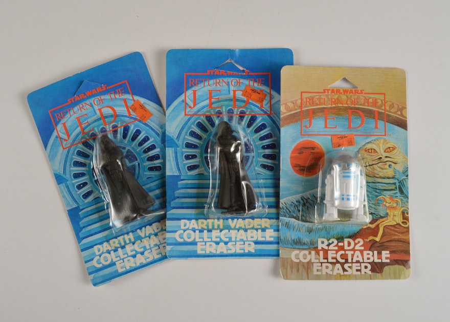 Return of The Jedi 1983 Collectable Erasers