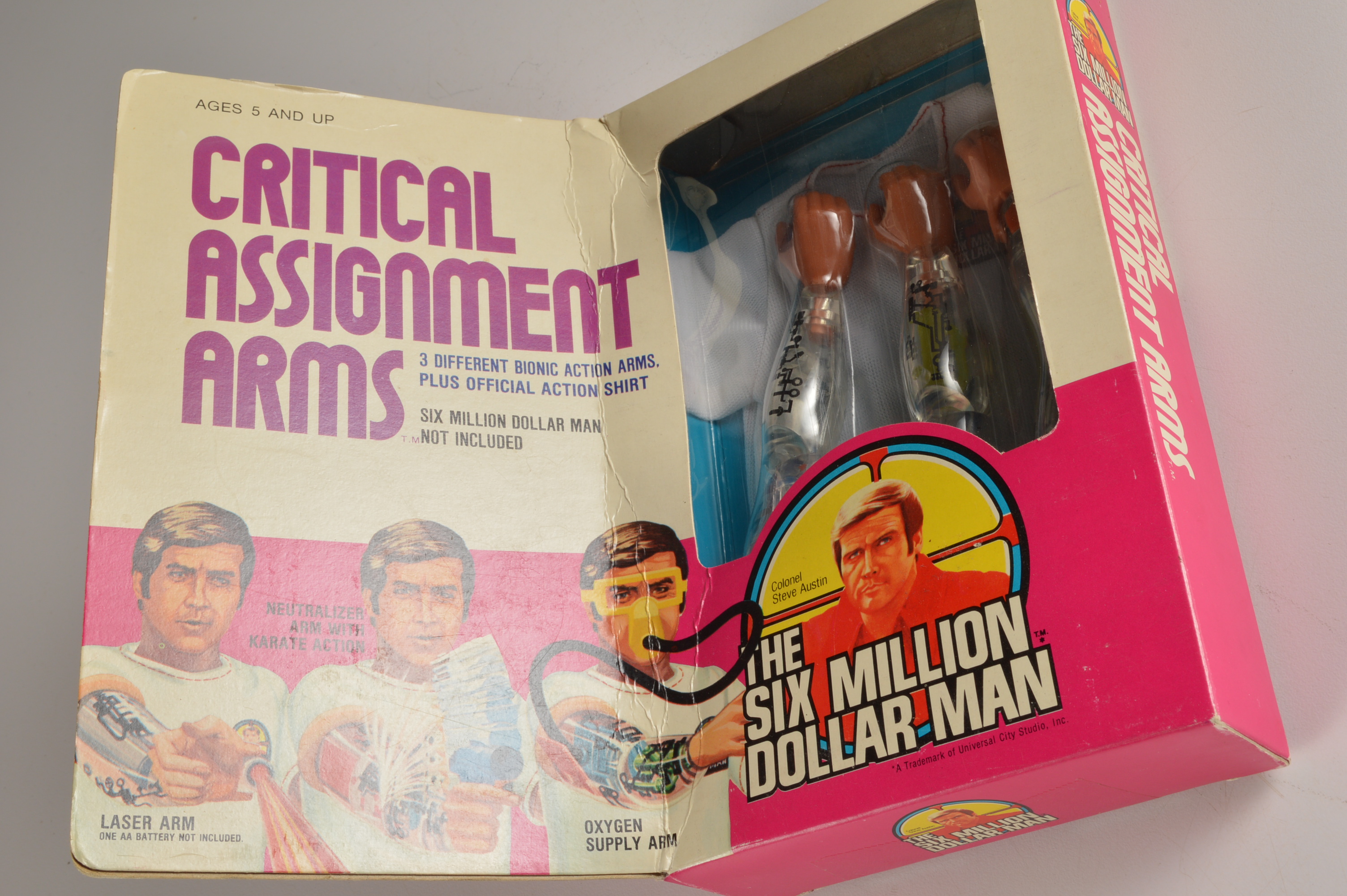 Six Million Dollar Man Critical Assignment Arms