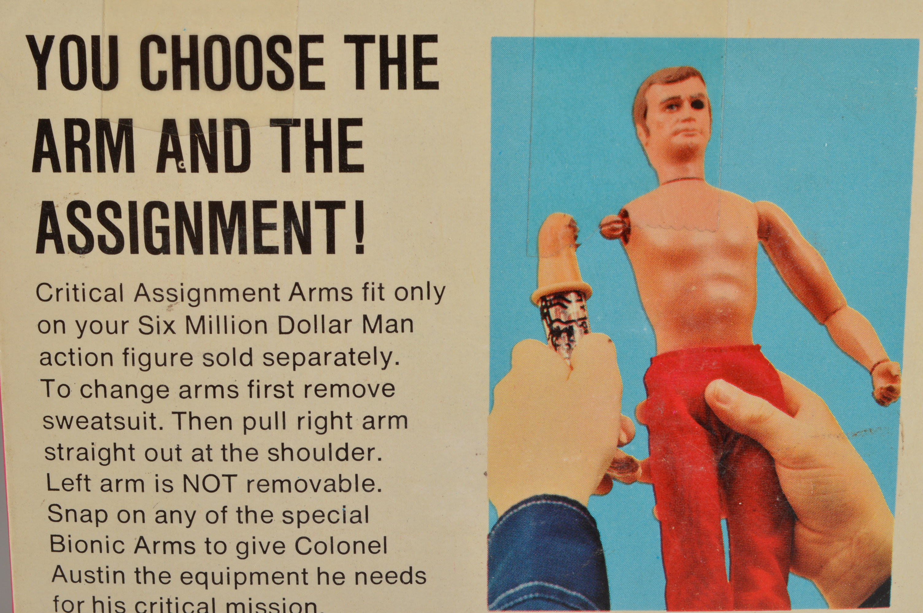 Six Million Dollar Man Critical Assignment Arms