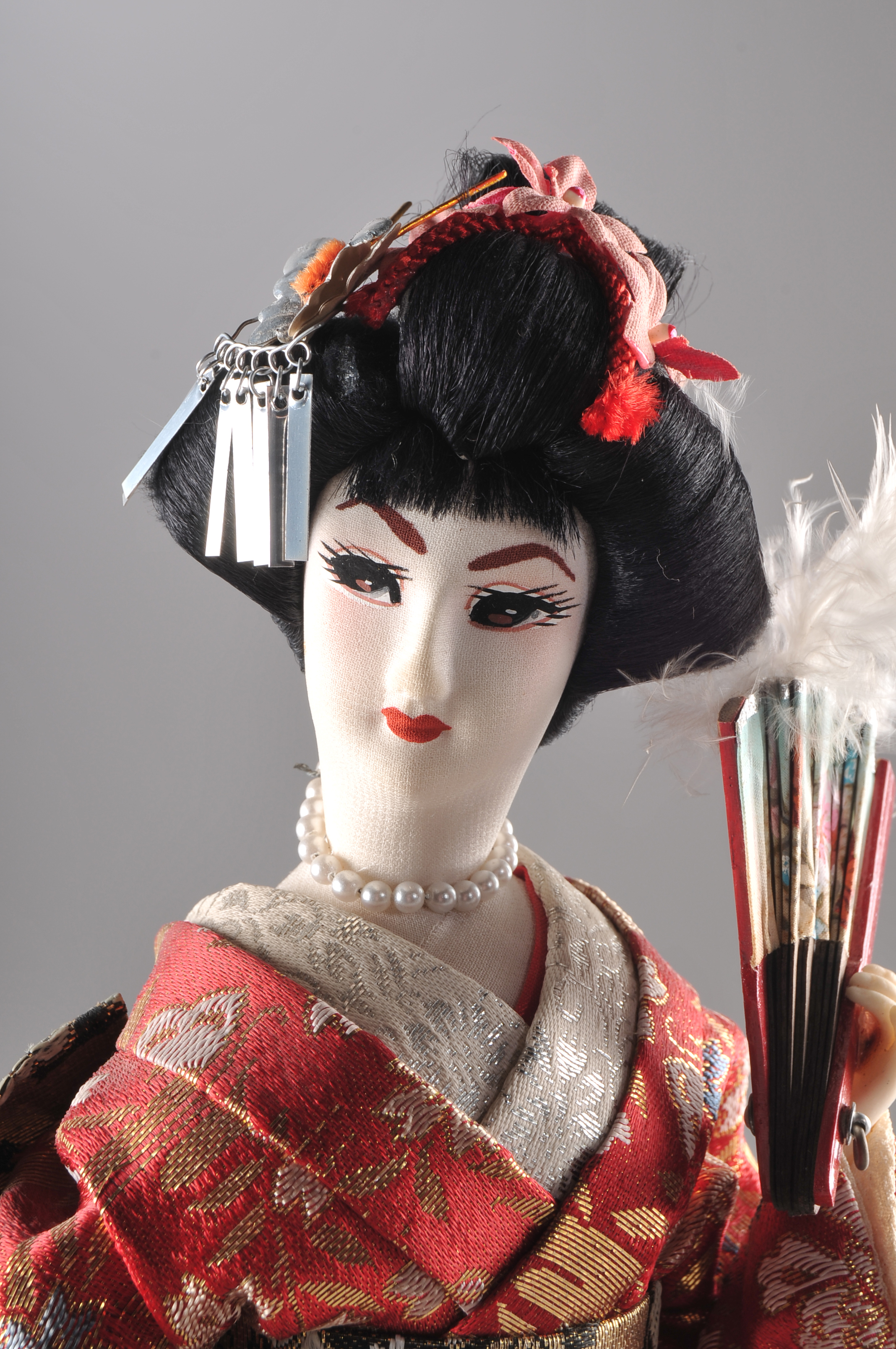 Japanese Fabric Geisha Doll 