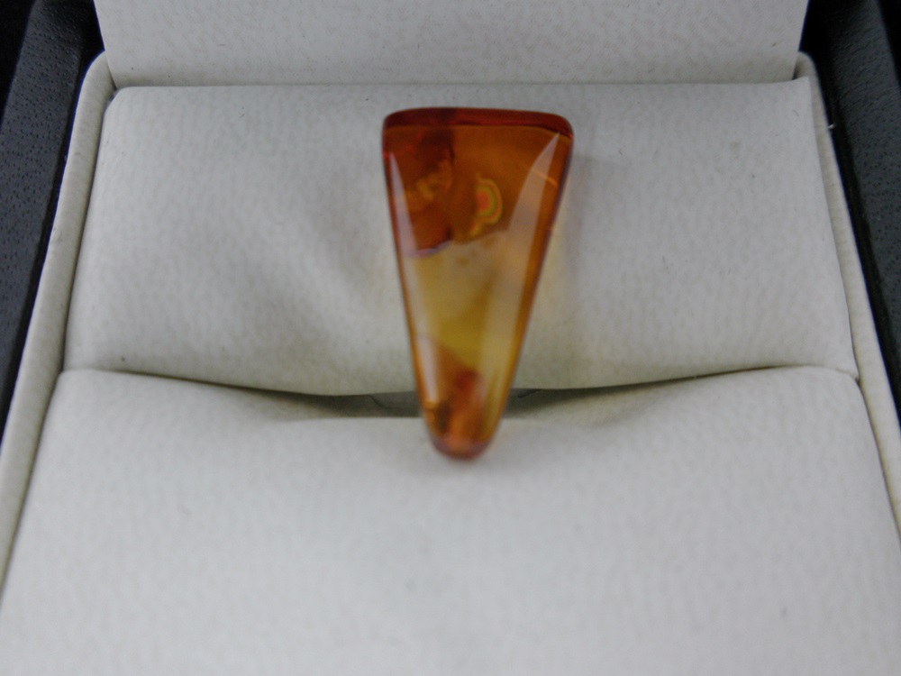 Amber & Silver Earrings Plus Amber Stone