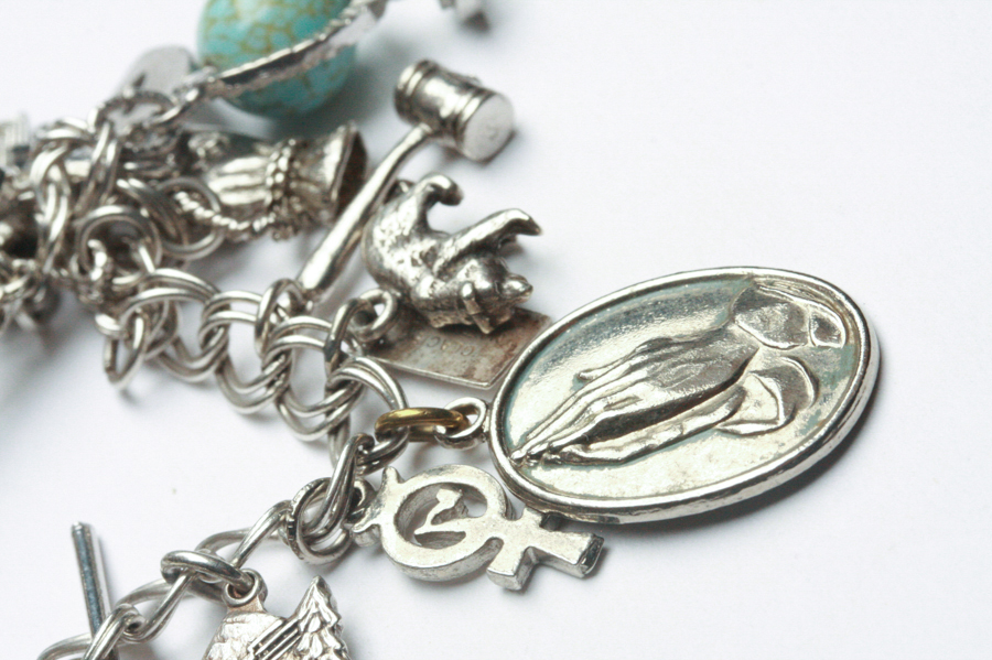 Awesome Sterling Charm Bracelet