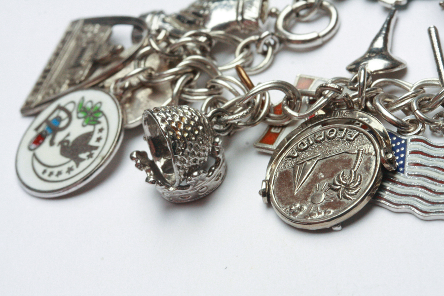 Awesome Sterling Charm Bracelet