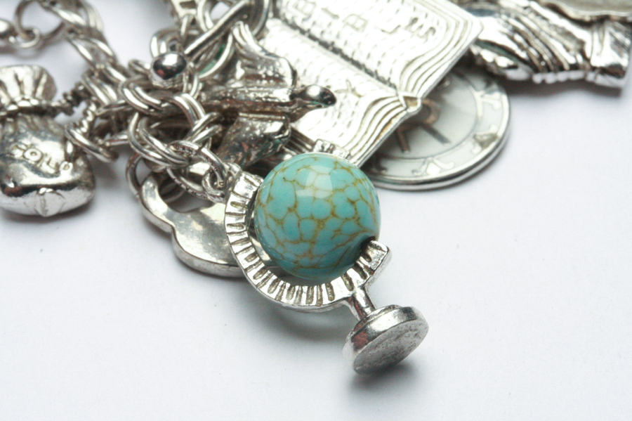 Awesome Sterling Charm Bracelet