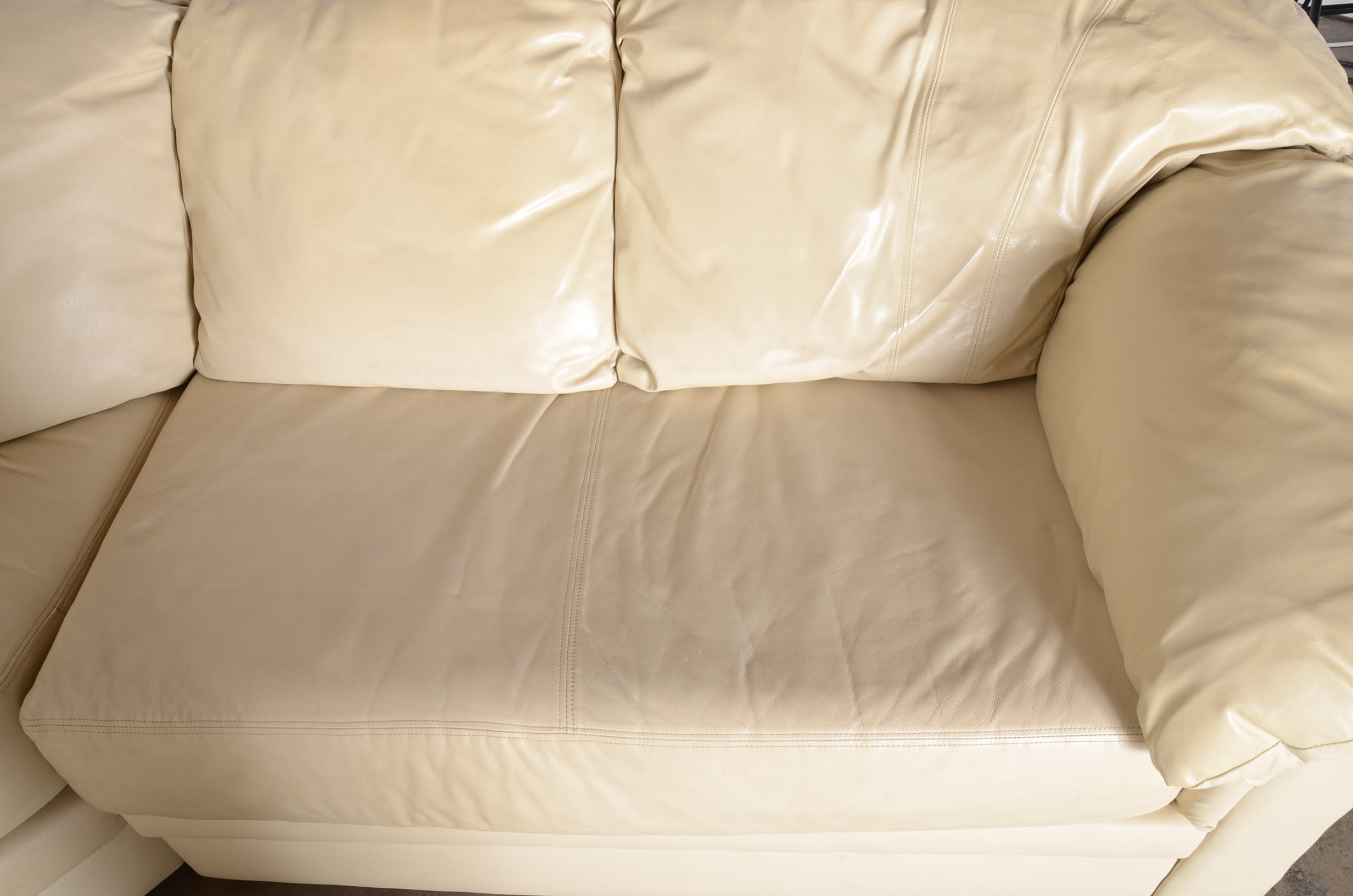 Bench Craft Four Piece Leather Sectional Sofa