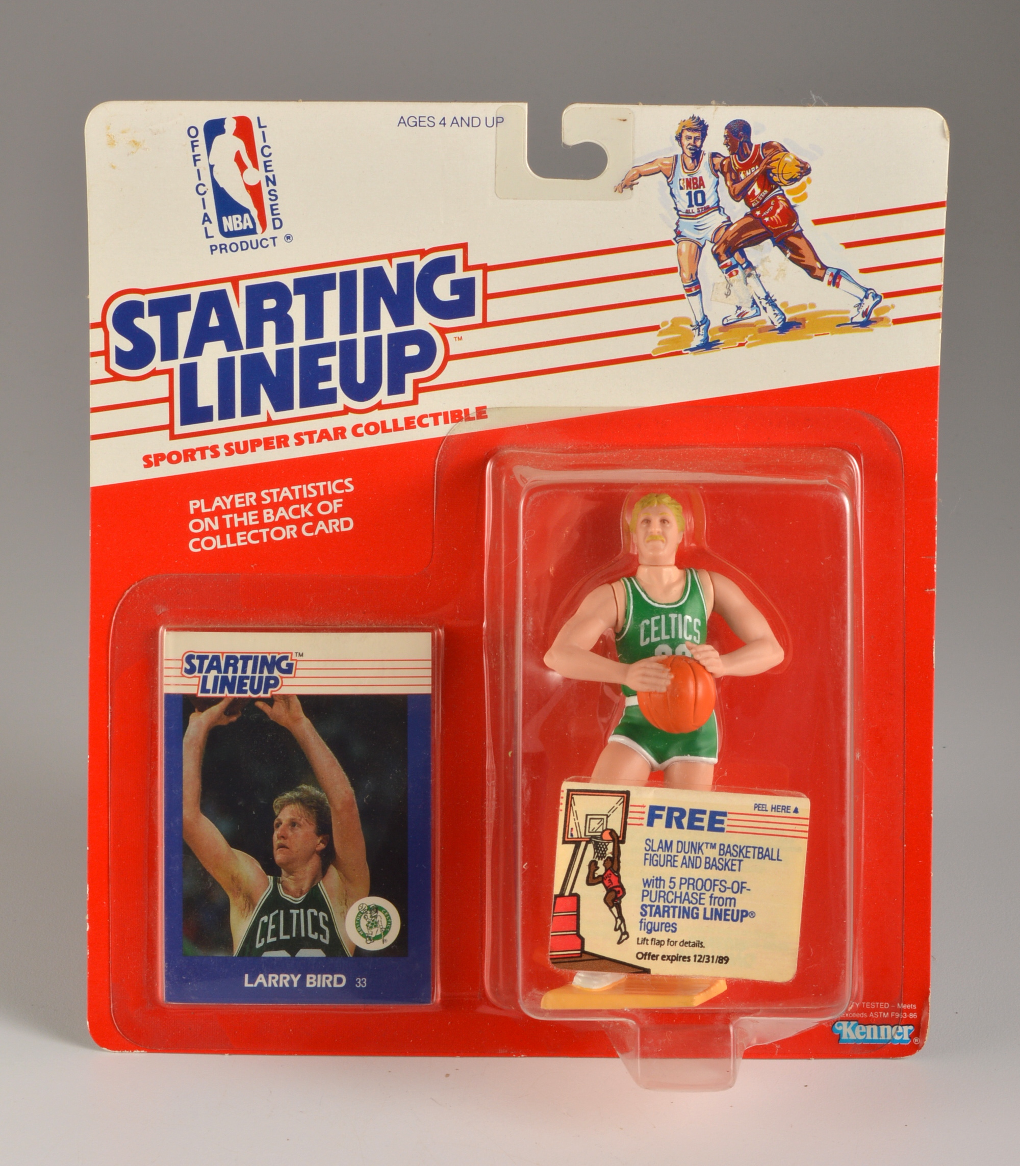 Pair of Starting Line Up Larry Bird Figures 1988
