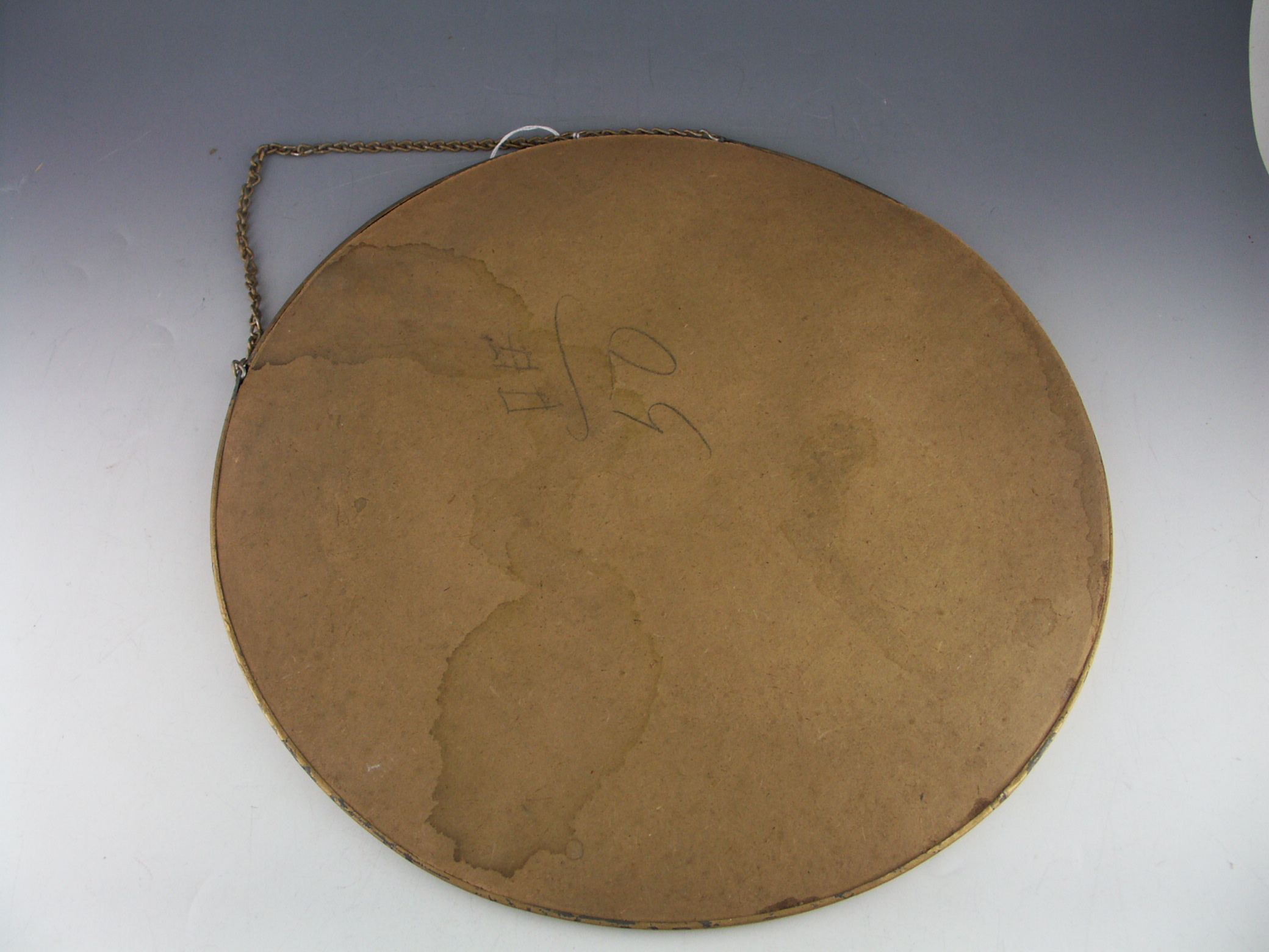 Vintage Victorian Print with Chain Frame