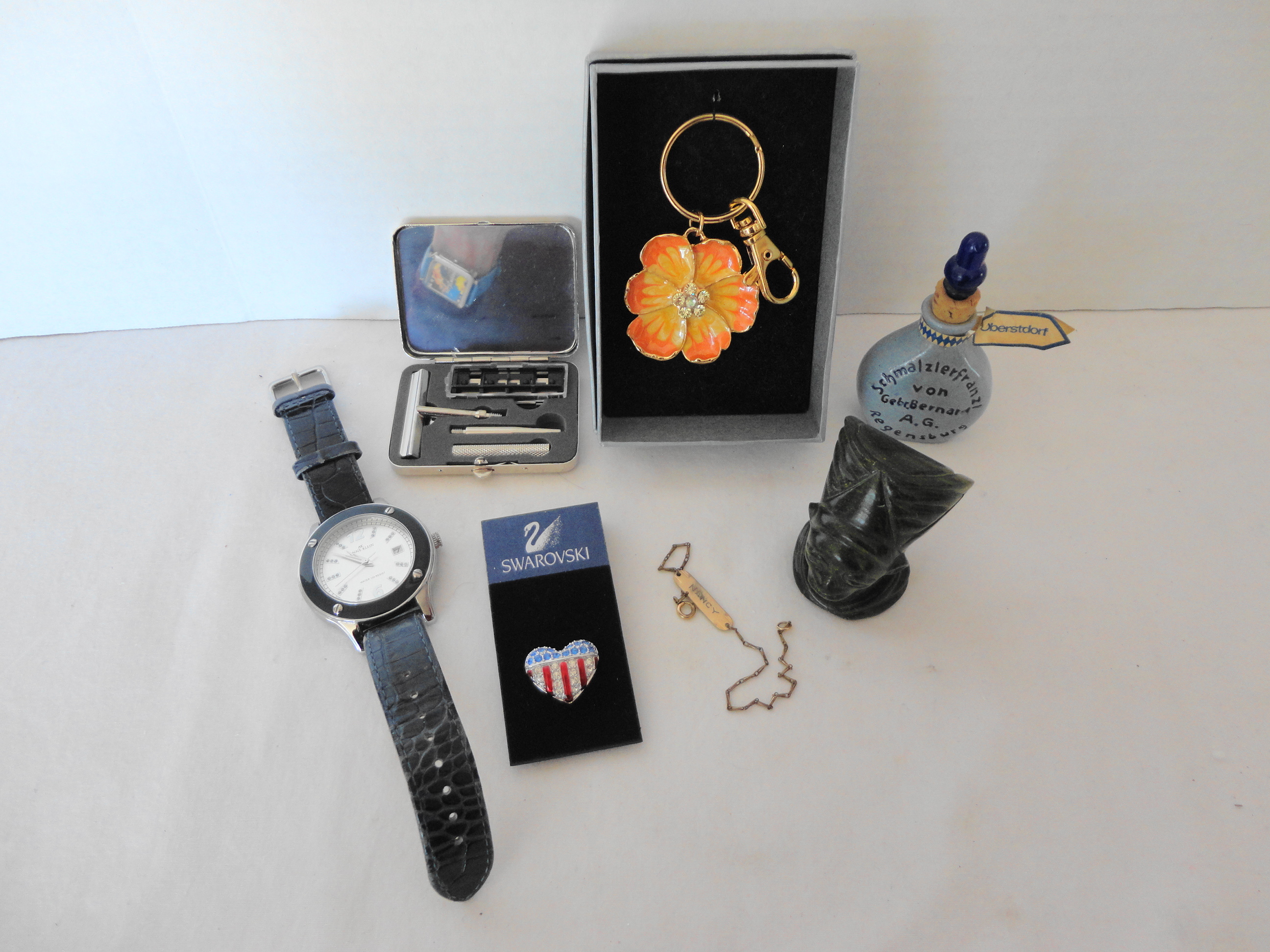 A Verdite So Africa Sculpture, an Anne Klein Watch and more