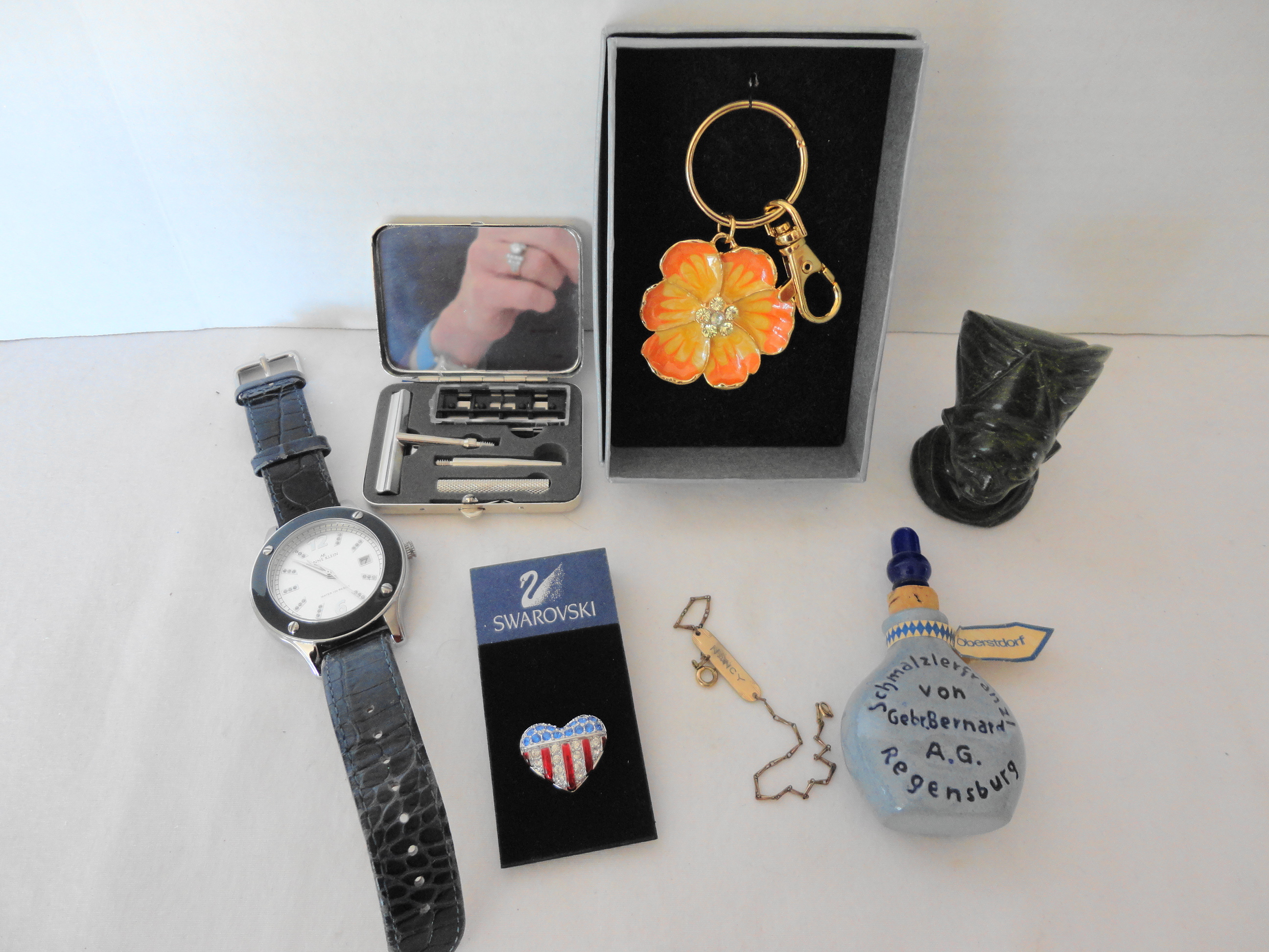 A Verdite So Africa Sculpture, an Anne Klein Watch and more