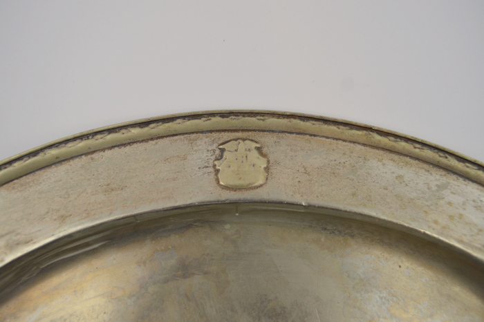 Silver Plate Tray from The Ambassador, Los Angeles, California